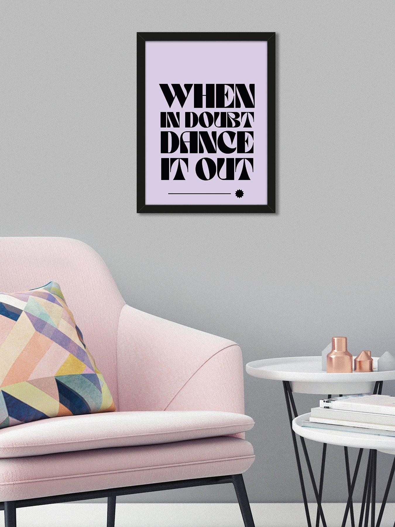 the-art-group-when-in-doubt-dance-it-out-framed-art-print