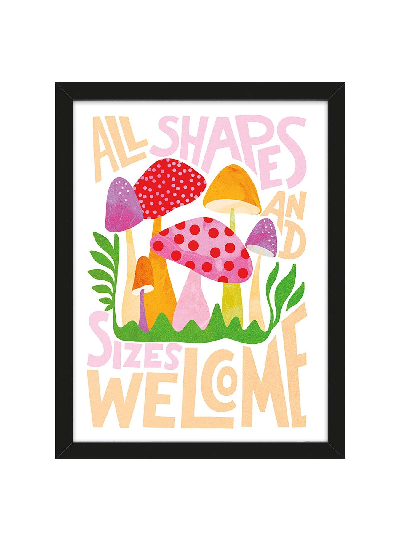 Image 2 of 2 of The Art Group All Shapes and Sizes Framed Art Print by Dominique Vari