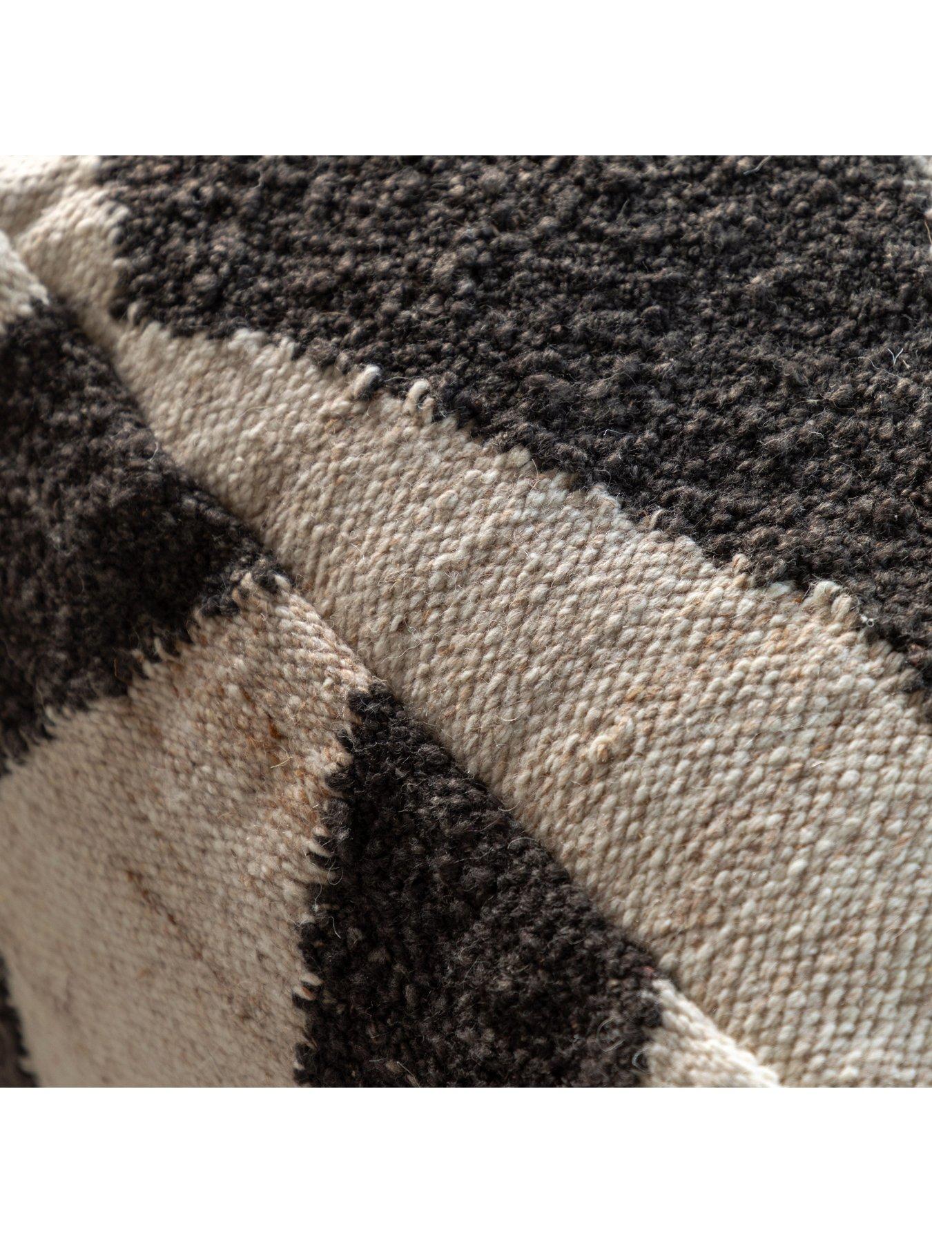 Image 3 of 4 of Gallery Direct Visby Mono Pouffe- 500x500x400mm