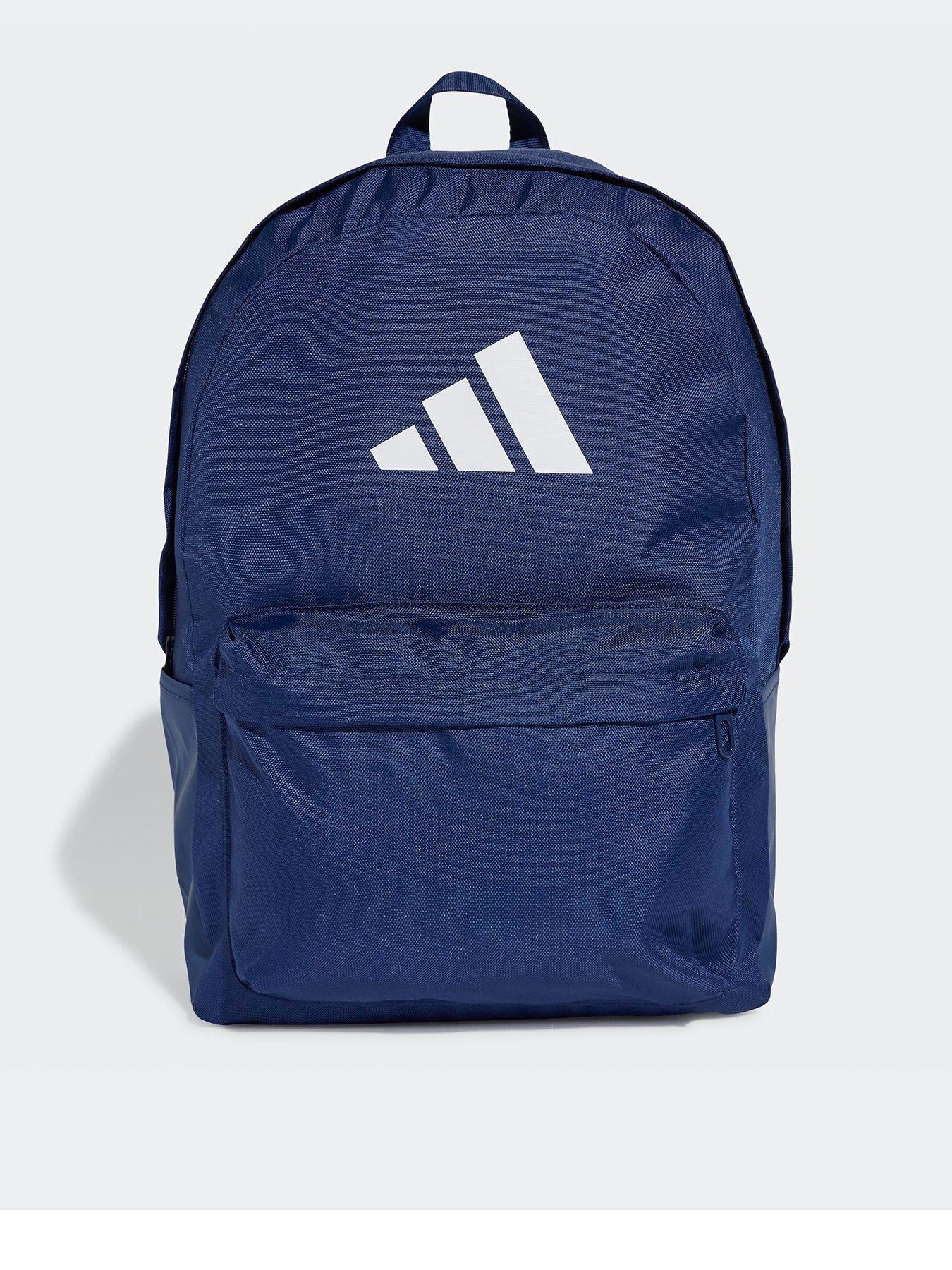 Image 1 of 5 of adidas Sportswear Men's Classic Linier Backpack - Dark Blue / White