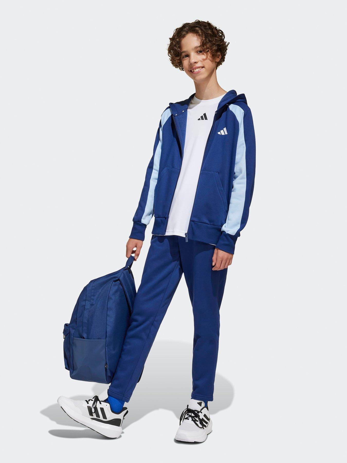 adidas-sportswear-mens-classic-linier-backpack-dark-blue-whitestillFront