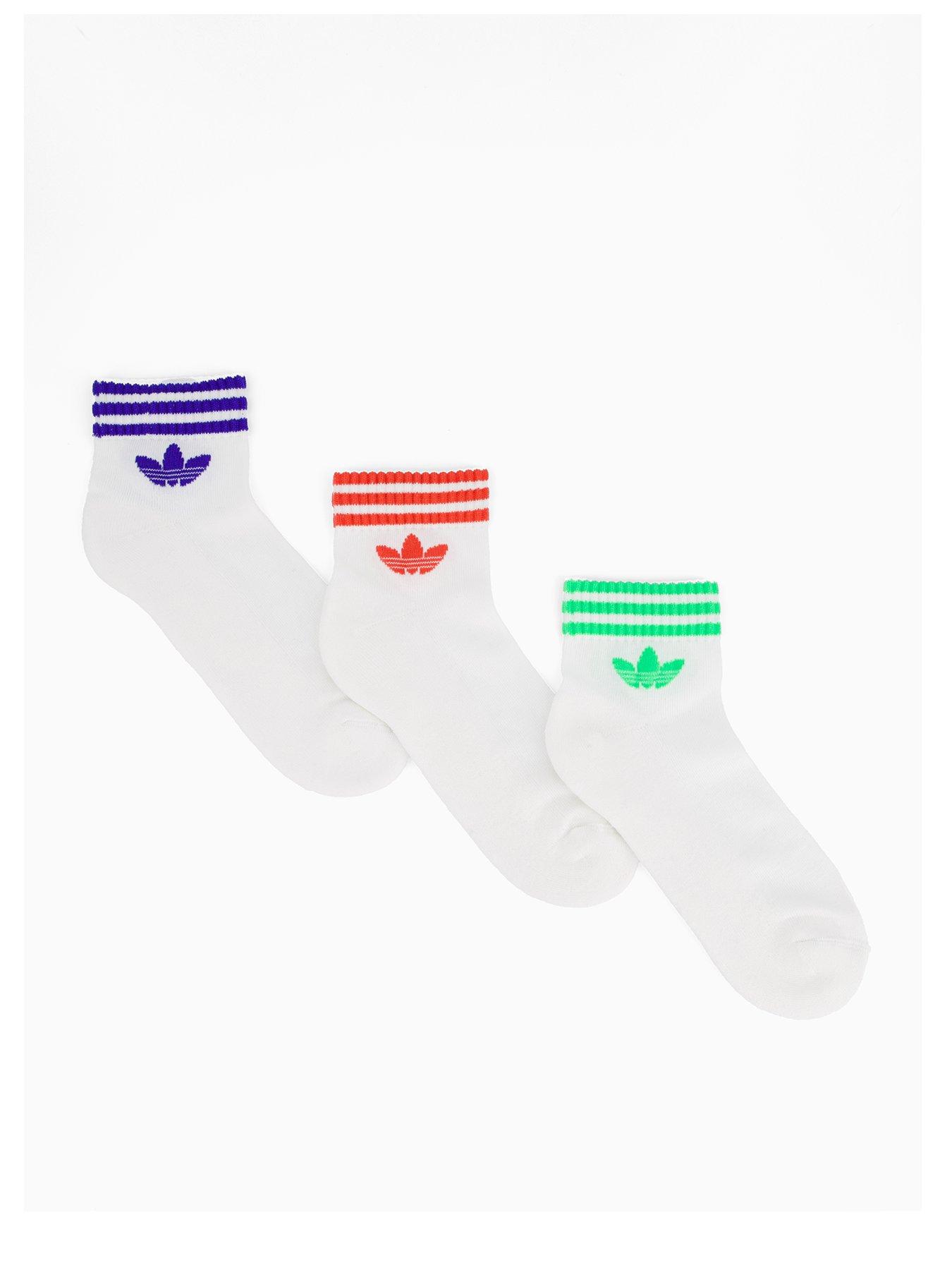 adidas-originals-unisex-3-stripe-ankle-socks-3-pack-whitemultifront