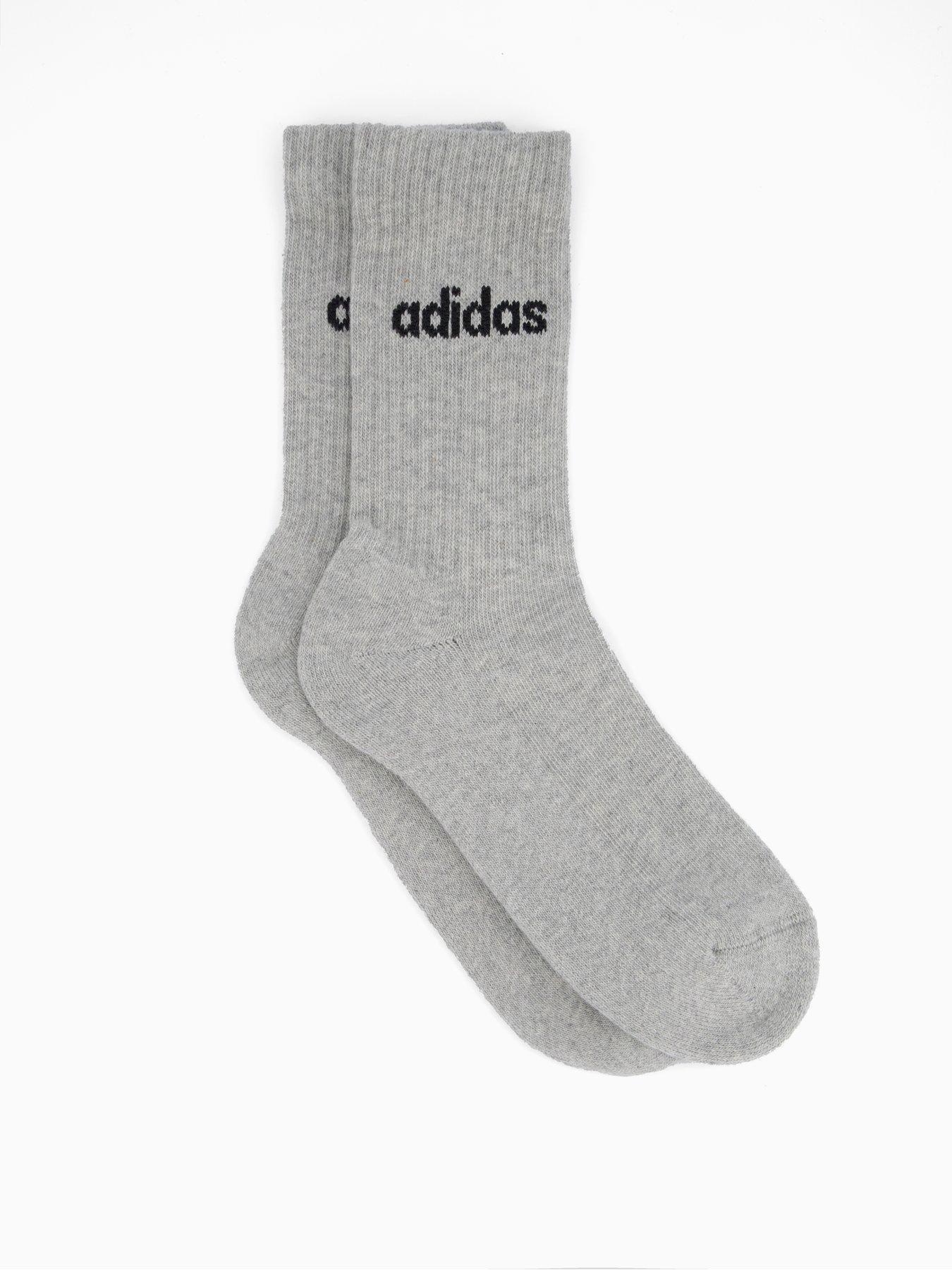 Image 2 of 3 of adidas Sportswear Men's Linear Crew Sock 6 Pack - Multi