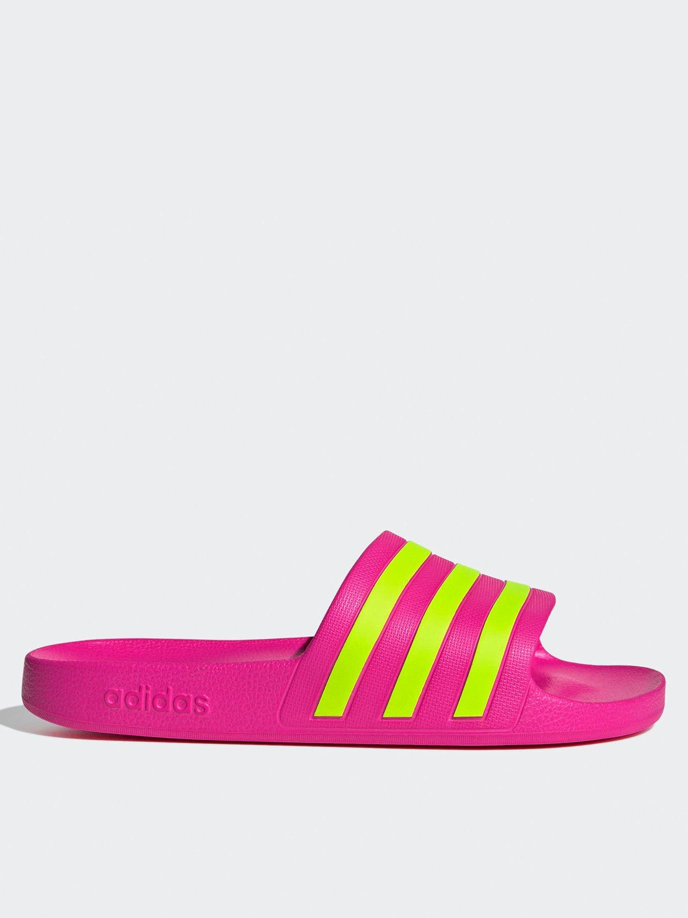 adidas Sportswear Women's Adilette Aqua Slides - Pink
