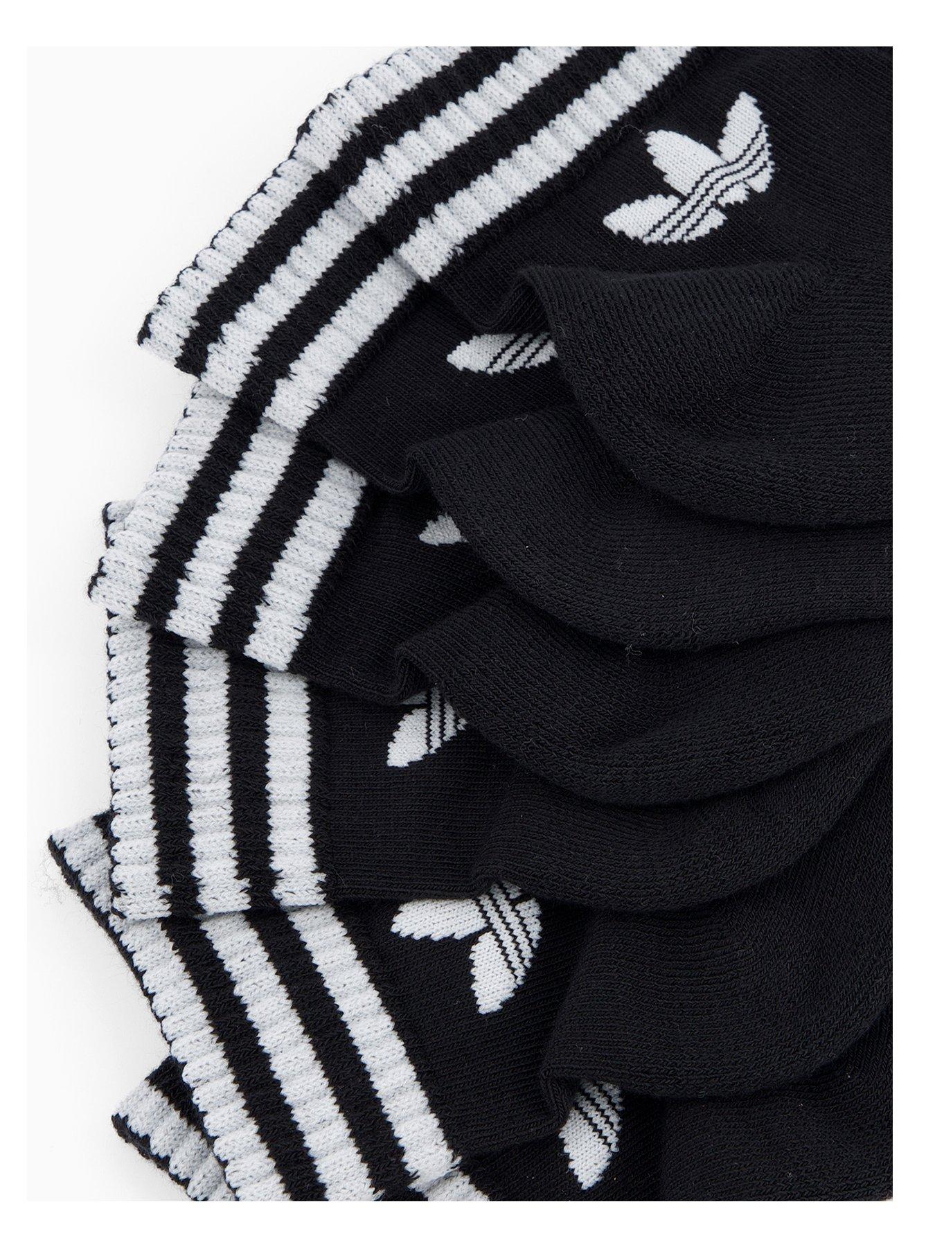 Image 3 of 3 of adidas Originals Women's 3 Stripe Ankle Socks 3 Pack - Black