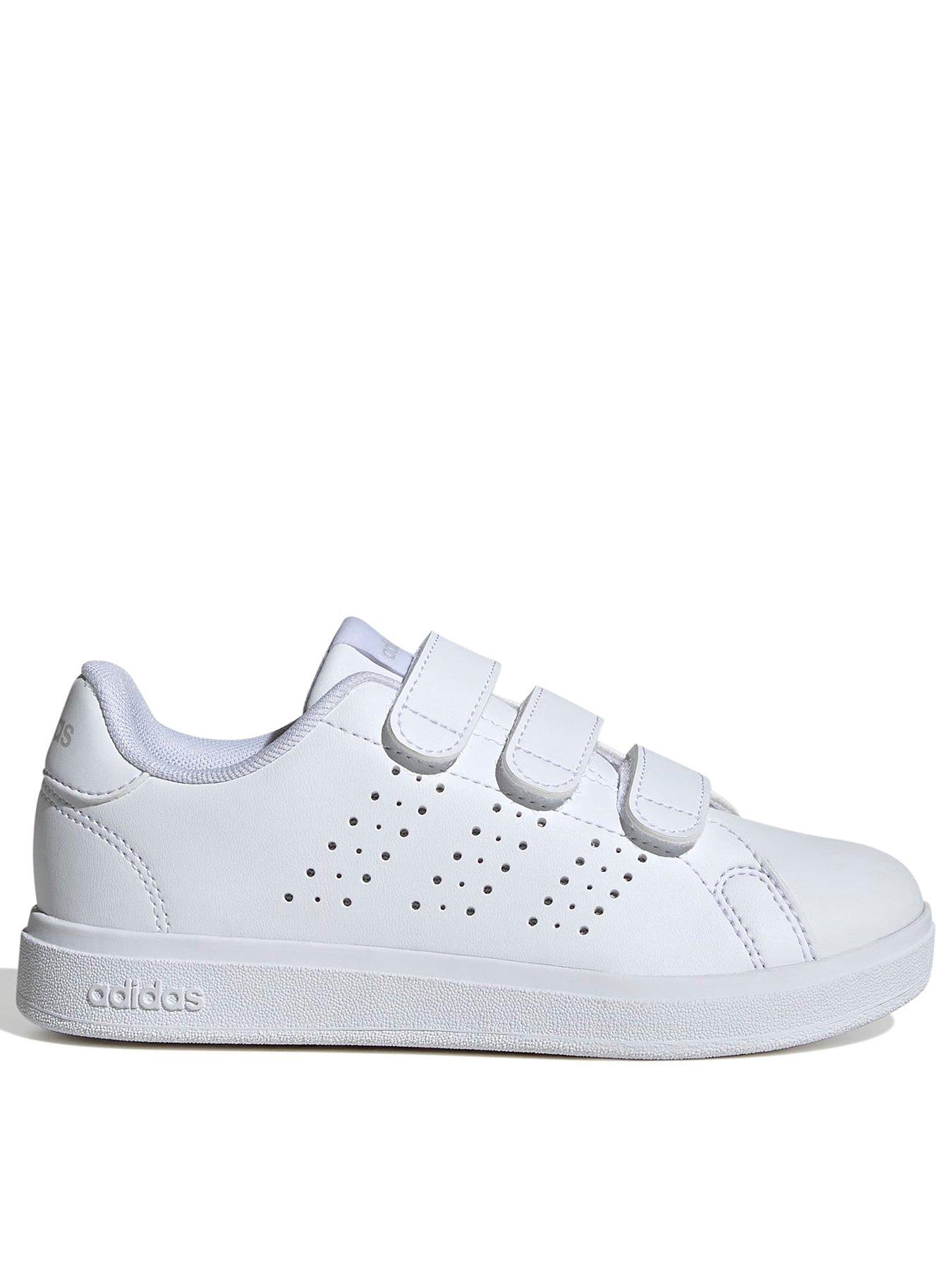 Image 1 of 6 of adidas Sportswear Kid's Advantage Base 20 Velcro Trainers - White