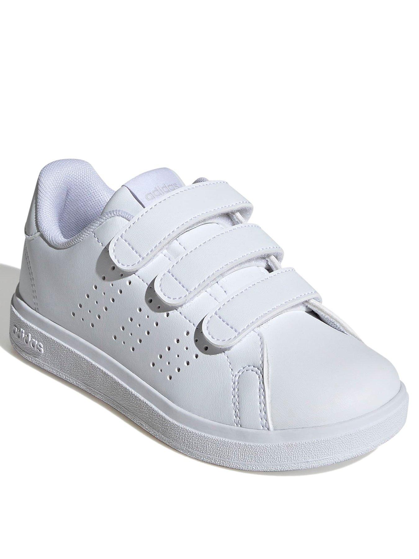 Image 2 of 6 of adidas Sportswear Kid's Advantage Base 20 Velcro Trainers - White