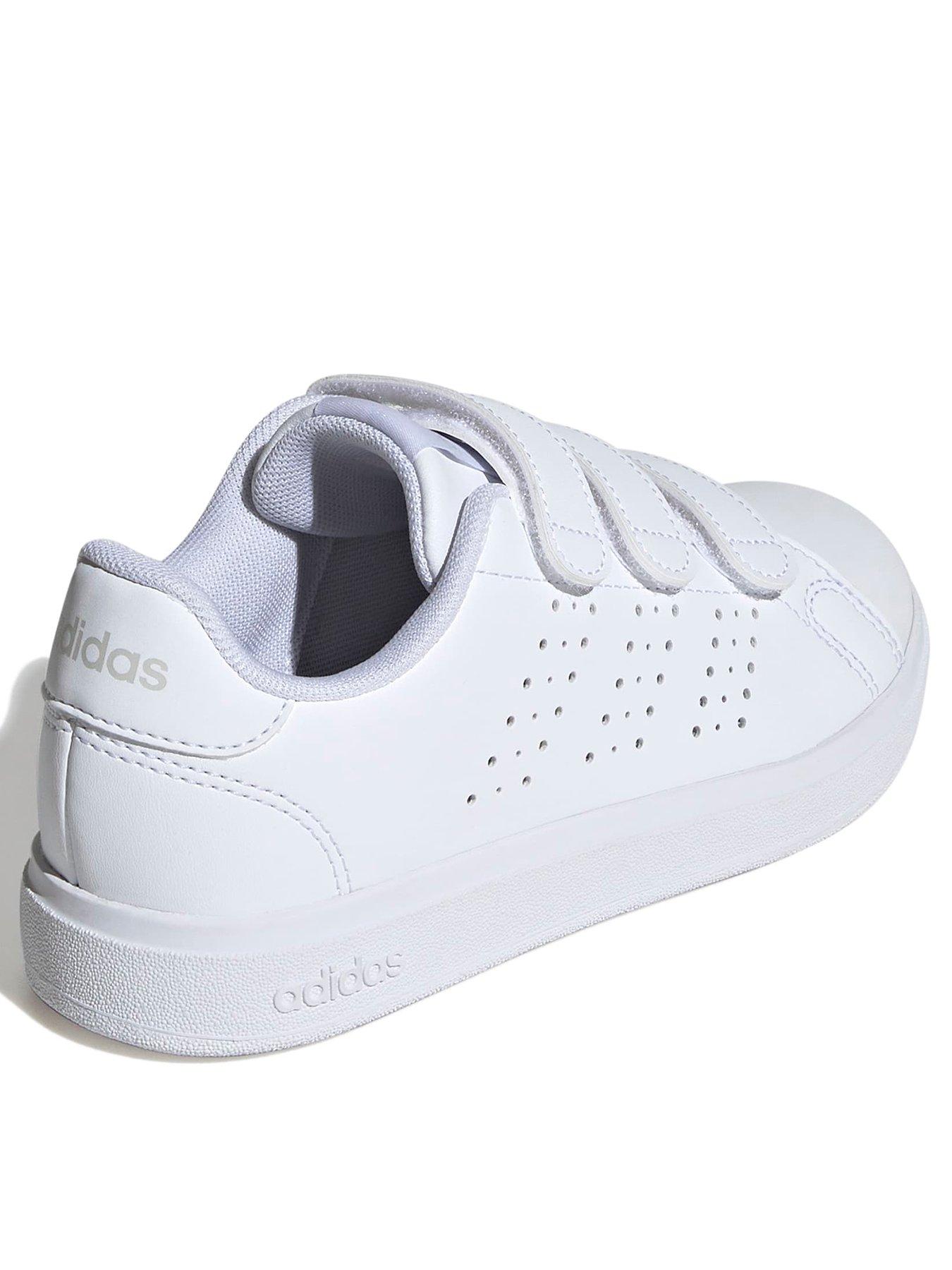 Image 3 of 6 of adidas Sportswear Kid's Advantage Base 20 Velcro Trainers - White