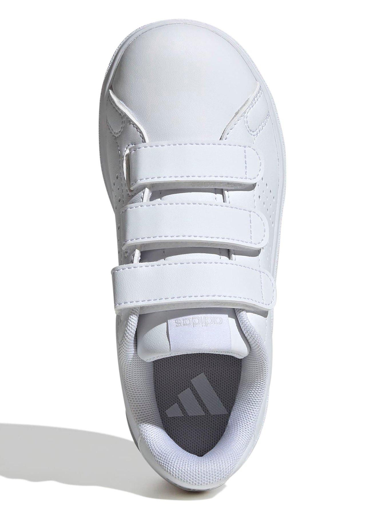 Image 4 of 6 of adidas Sportswear Kid's Advantage Base 20 Velcro Trainers - White
