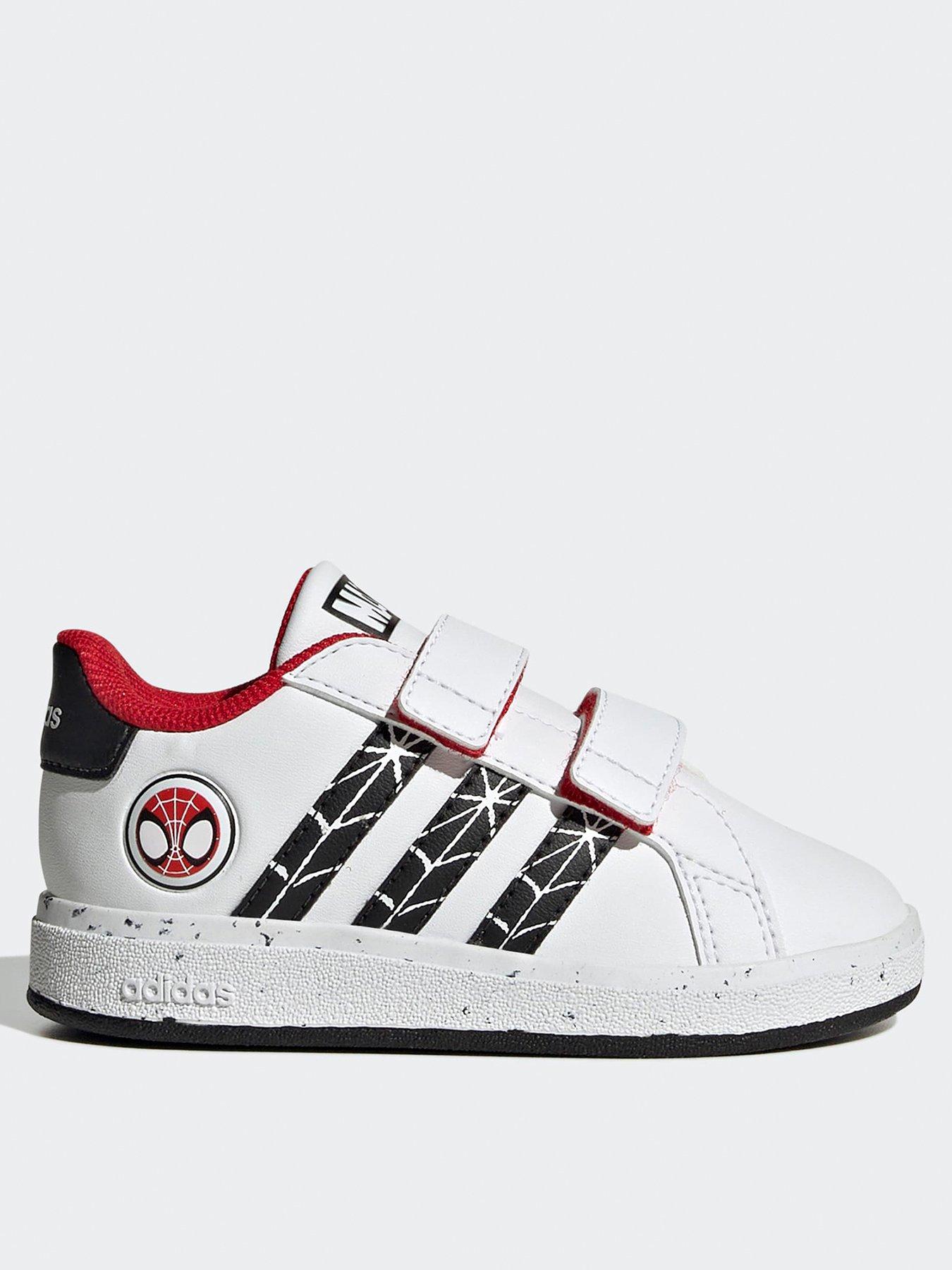 adidas Sportswear Infant Grandourt Spider-Man Velcro Trainers - Multi