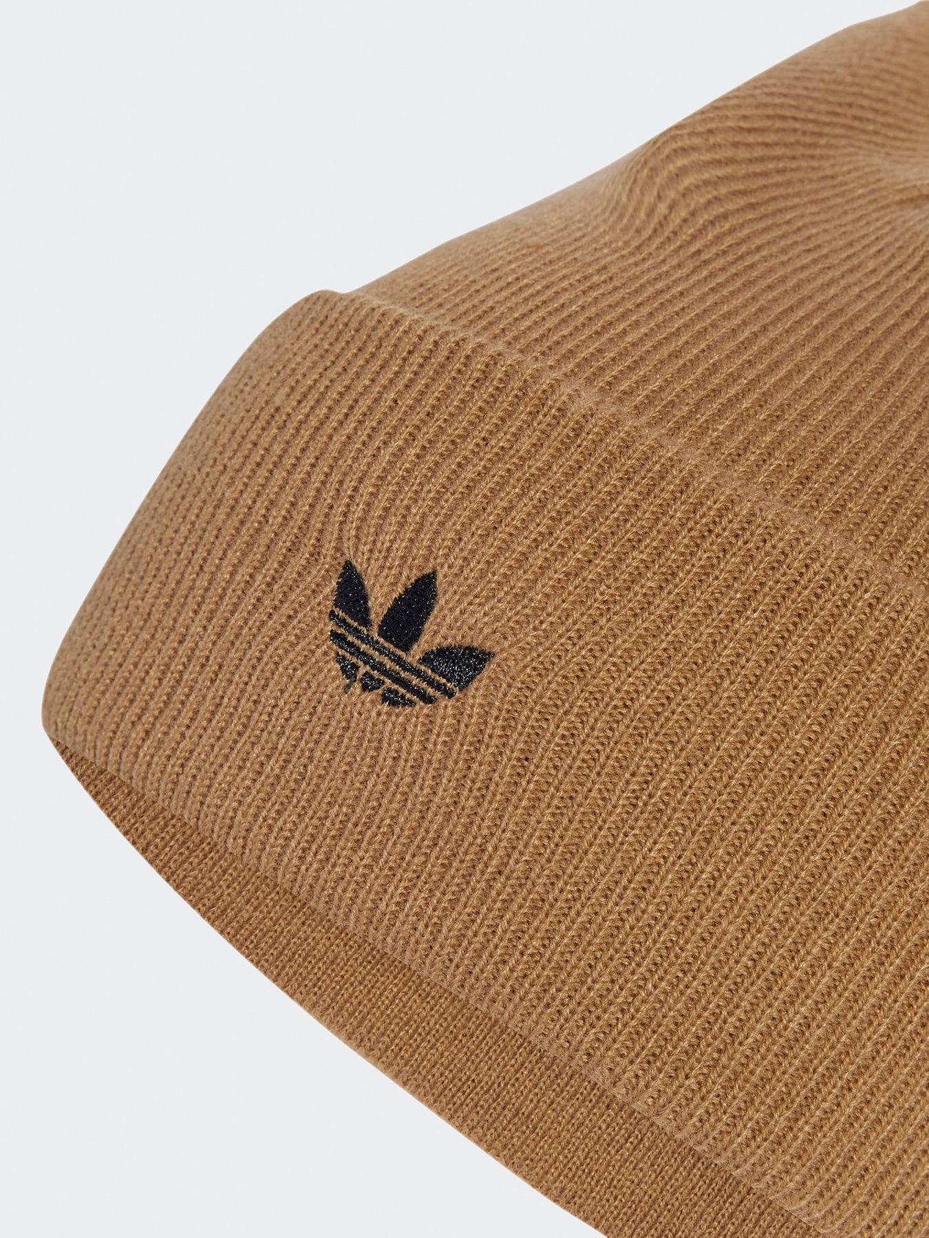 adidas-originals-unisex-adicolor-cuff-beanie-brownoutfit