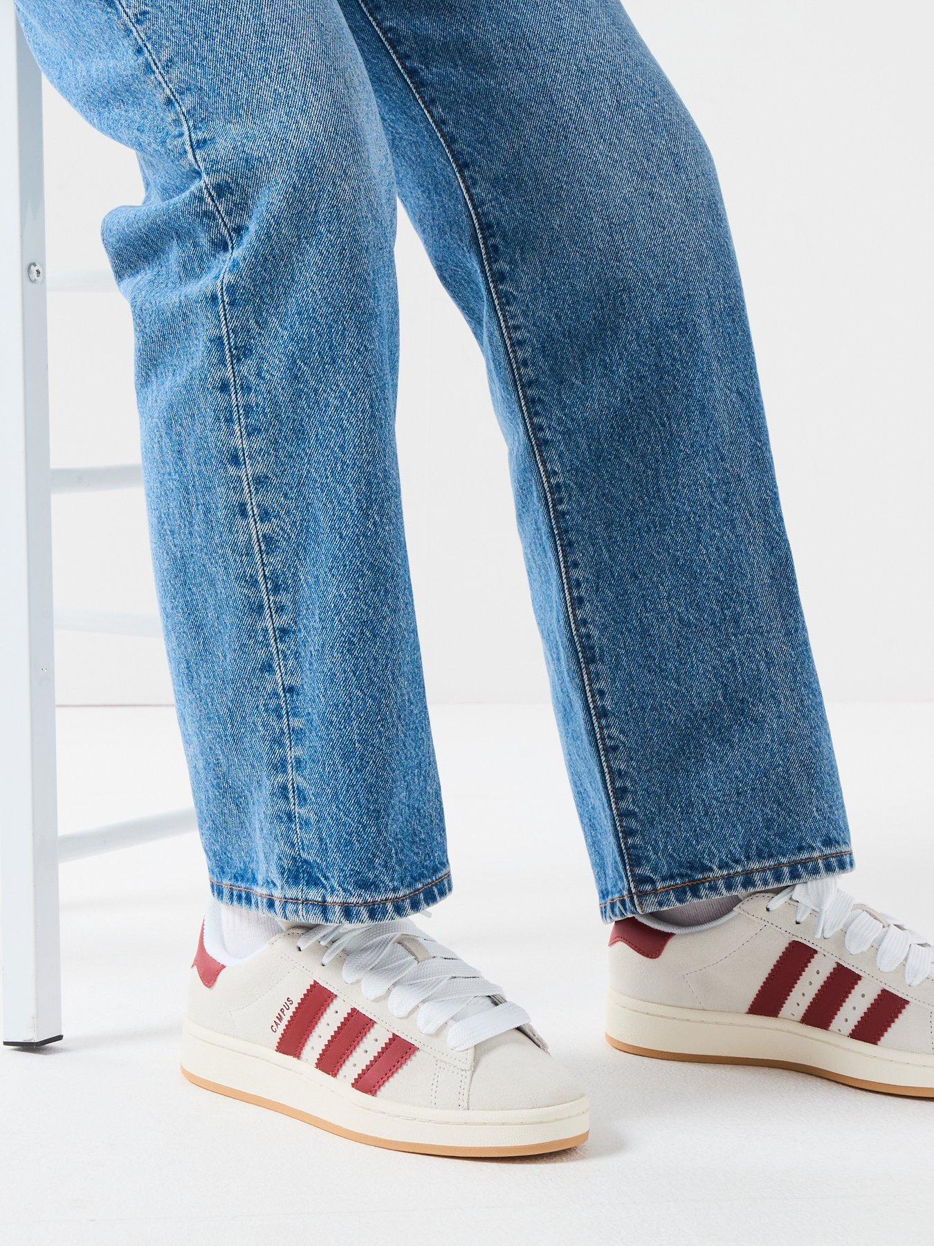 adidas Originals Women's Campus 00S Trainers - Burgundy/Off White