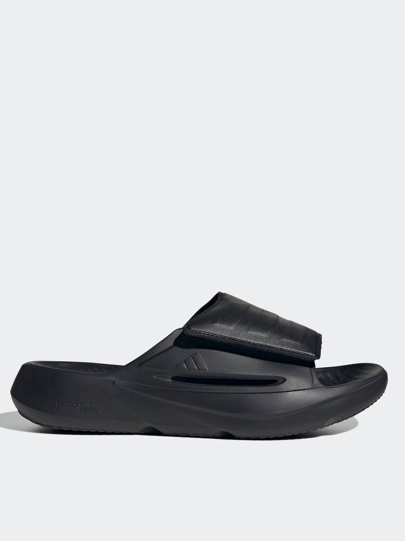 adidas-sportswear-unisexx-lightblaze-slide-sliders-black