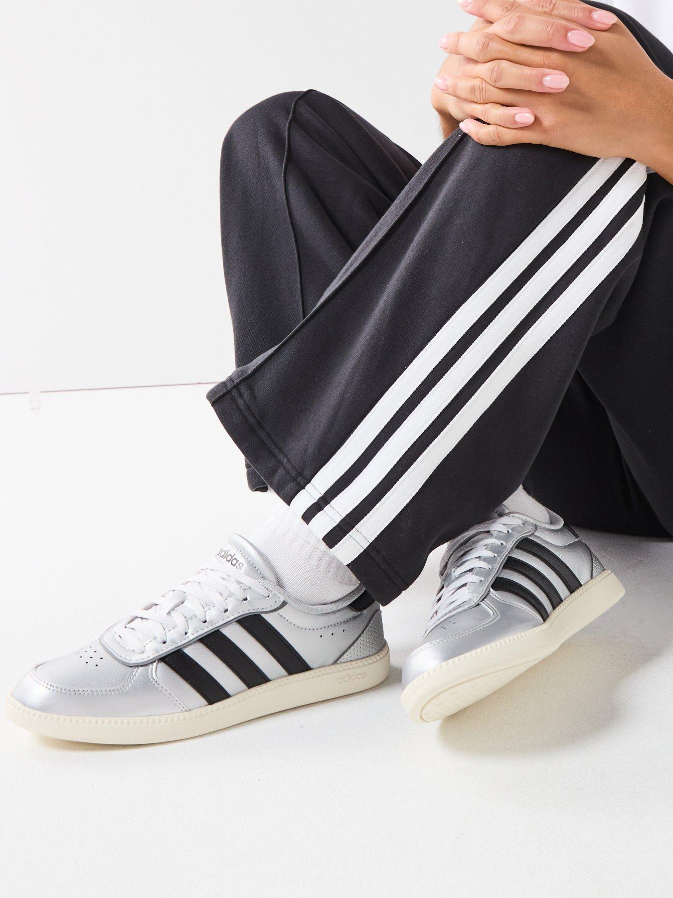 adidas Sportswear Women's Breaknet Sleek Trainers - Silver