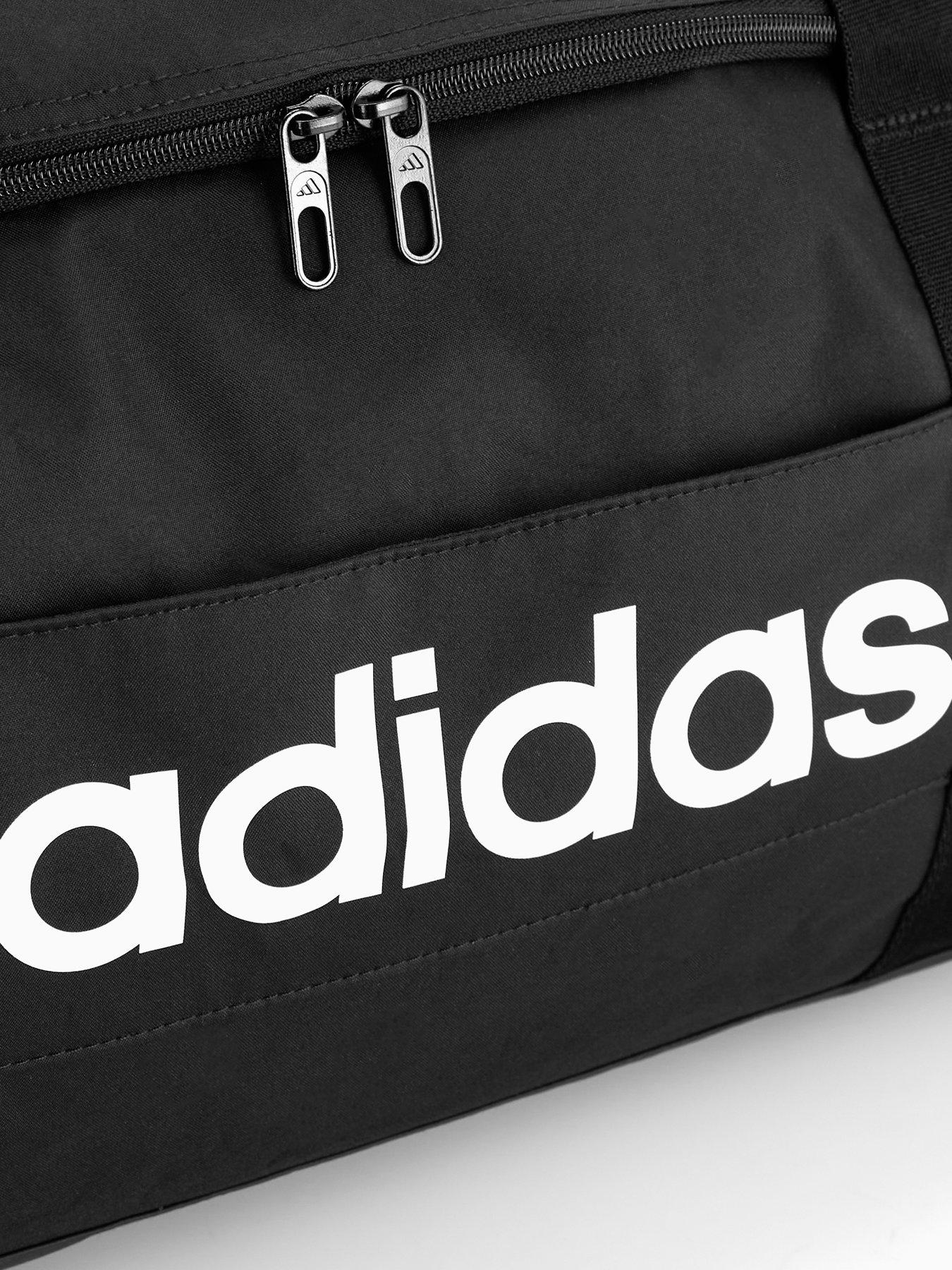adidas-sportswear-mens-large-linear-duffle-bag-blackoutfit