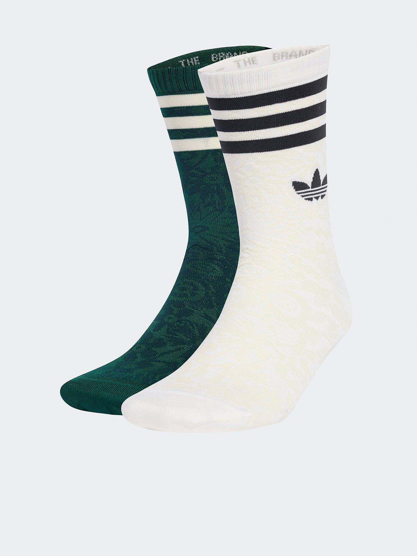 adidas Originals Women's Liberty London Crew Socks 2 Pack - Multi