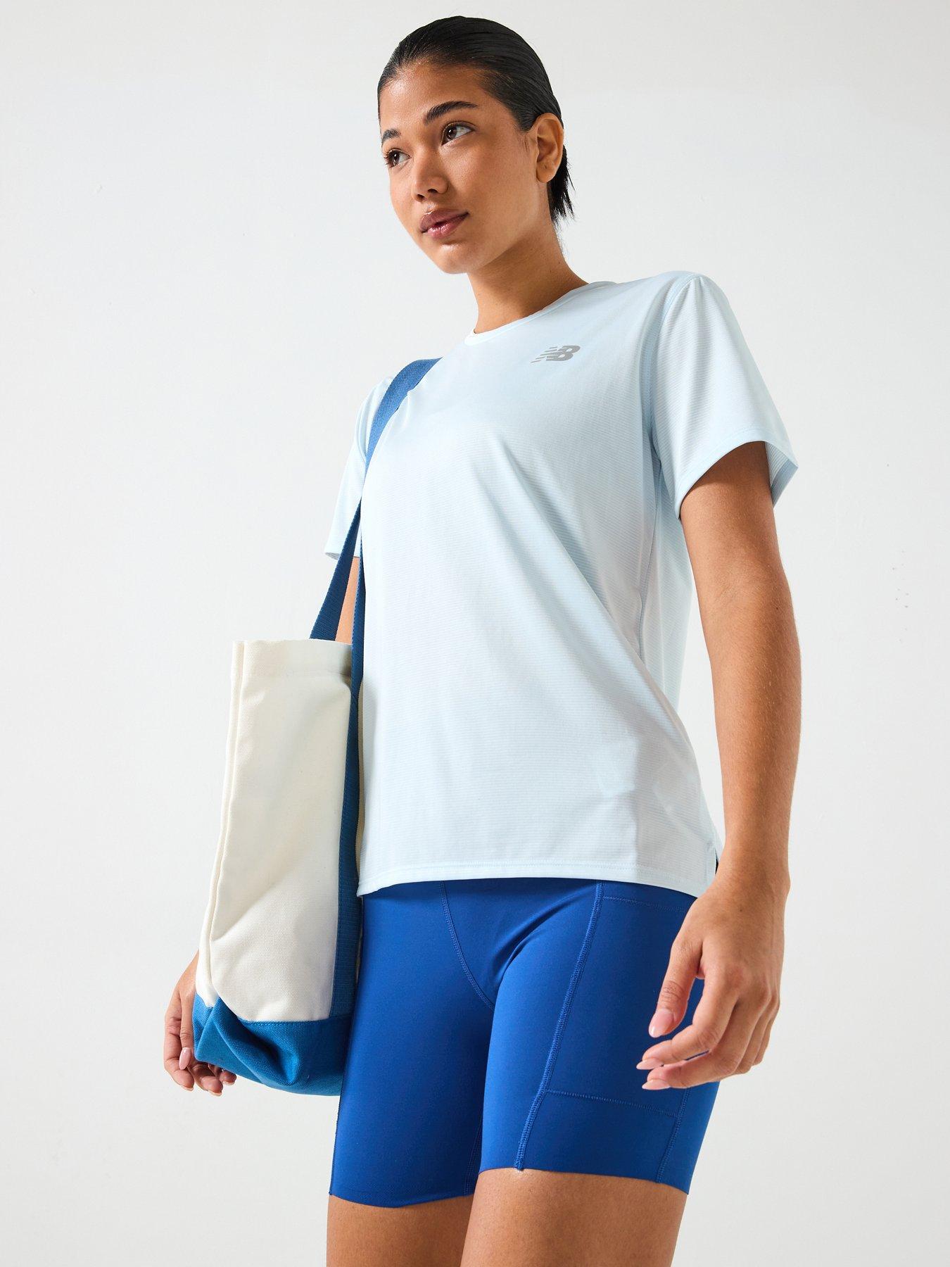 New Balance Womens Running Essential T-Shirt - Blue
