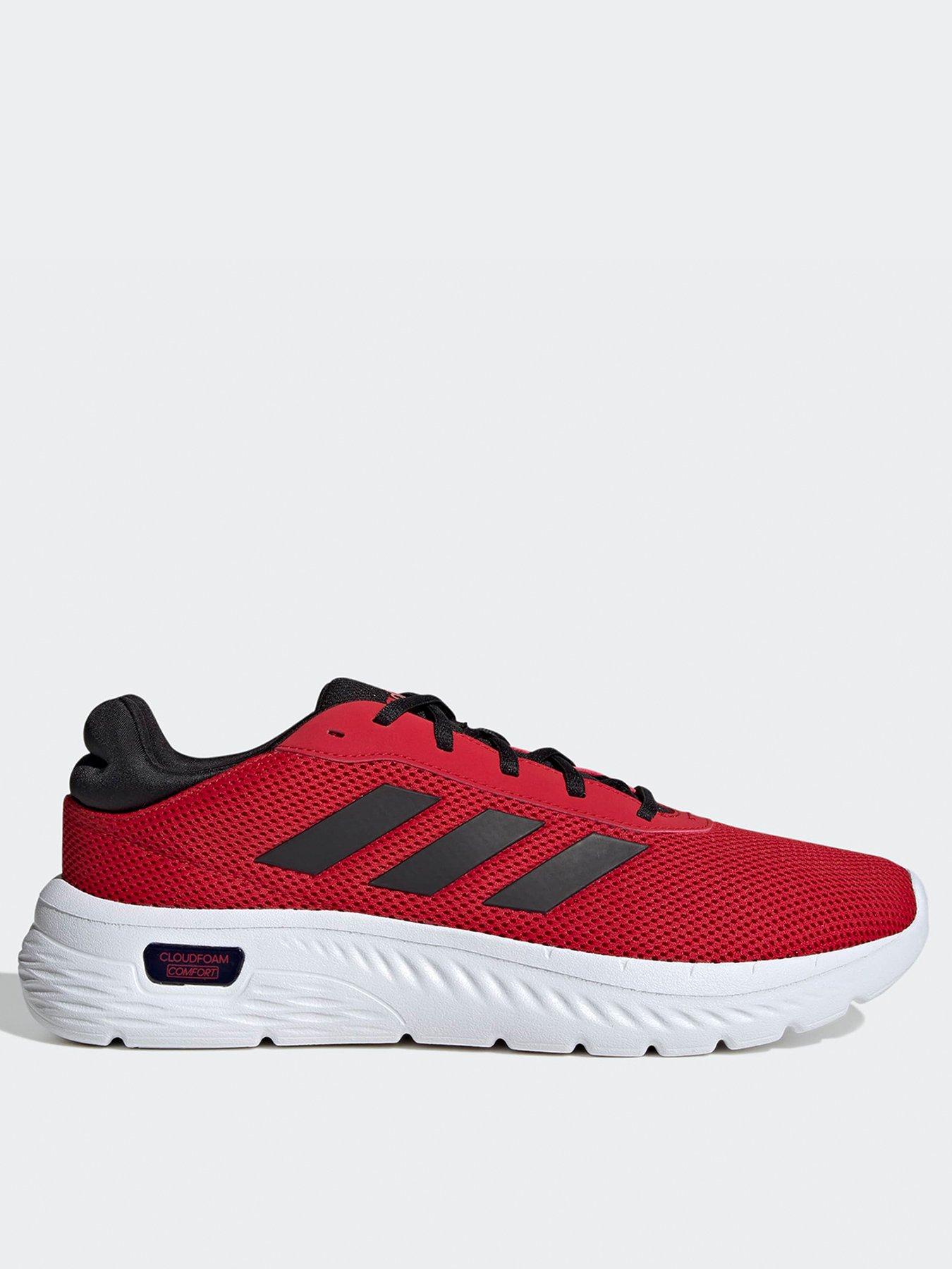 adidas-sportswear-mens-cloudfoam-comfy-trainers-red