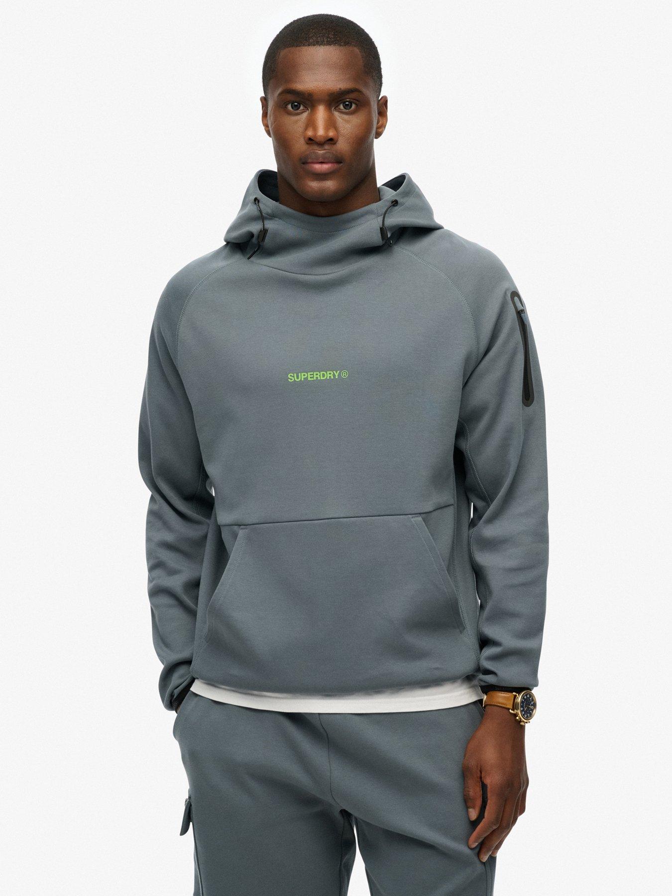 Image 1 of 5 of Superdry Code Tech Logo Hoodie - Blue