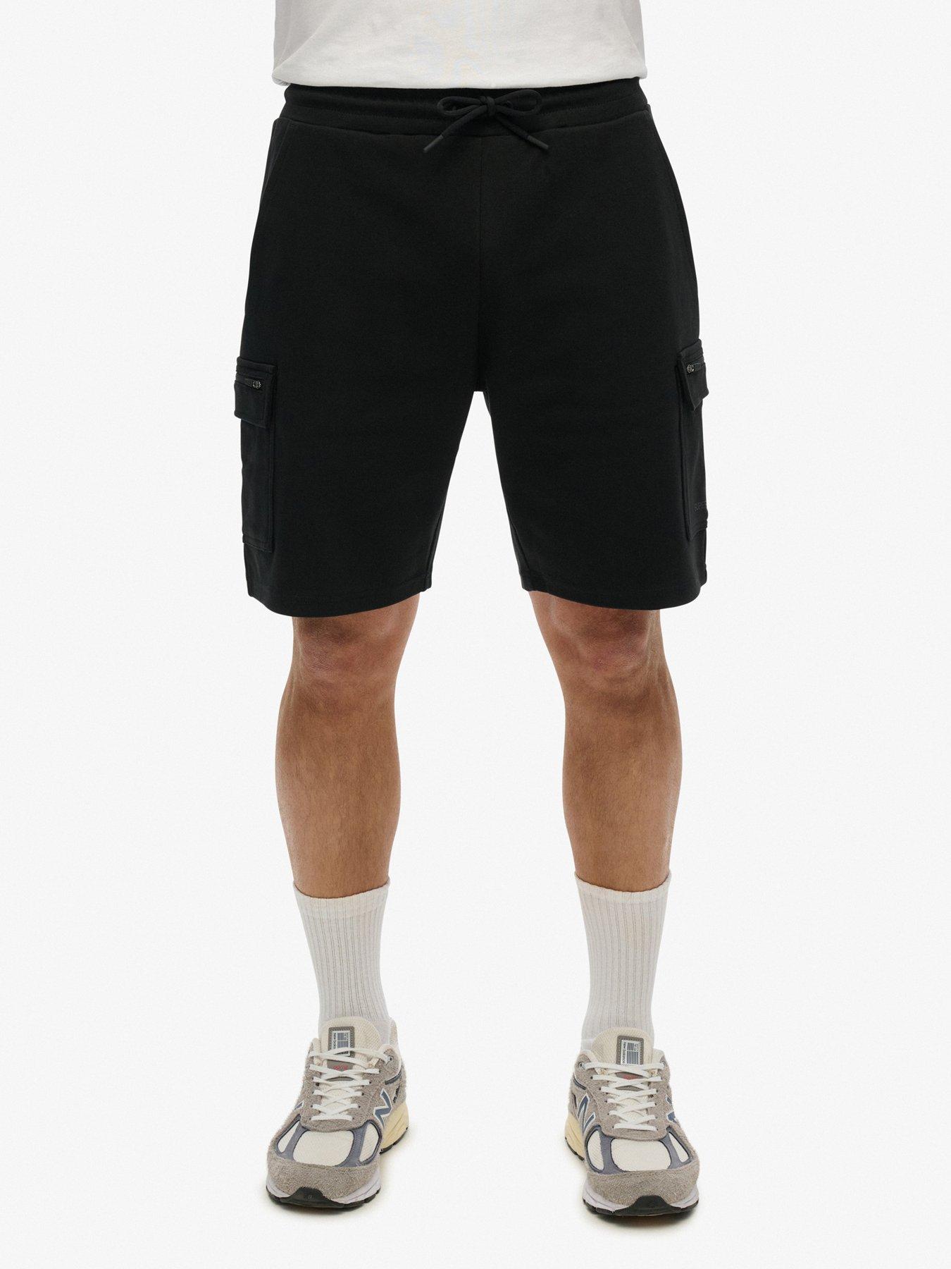 Image of Superdry Tech Logo Cargo Shorts - Black