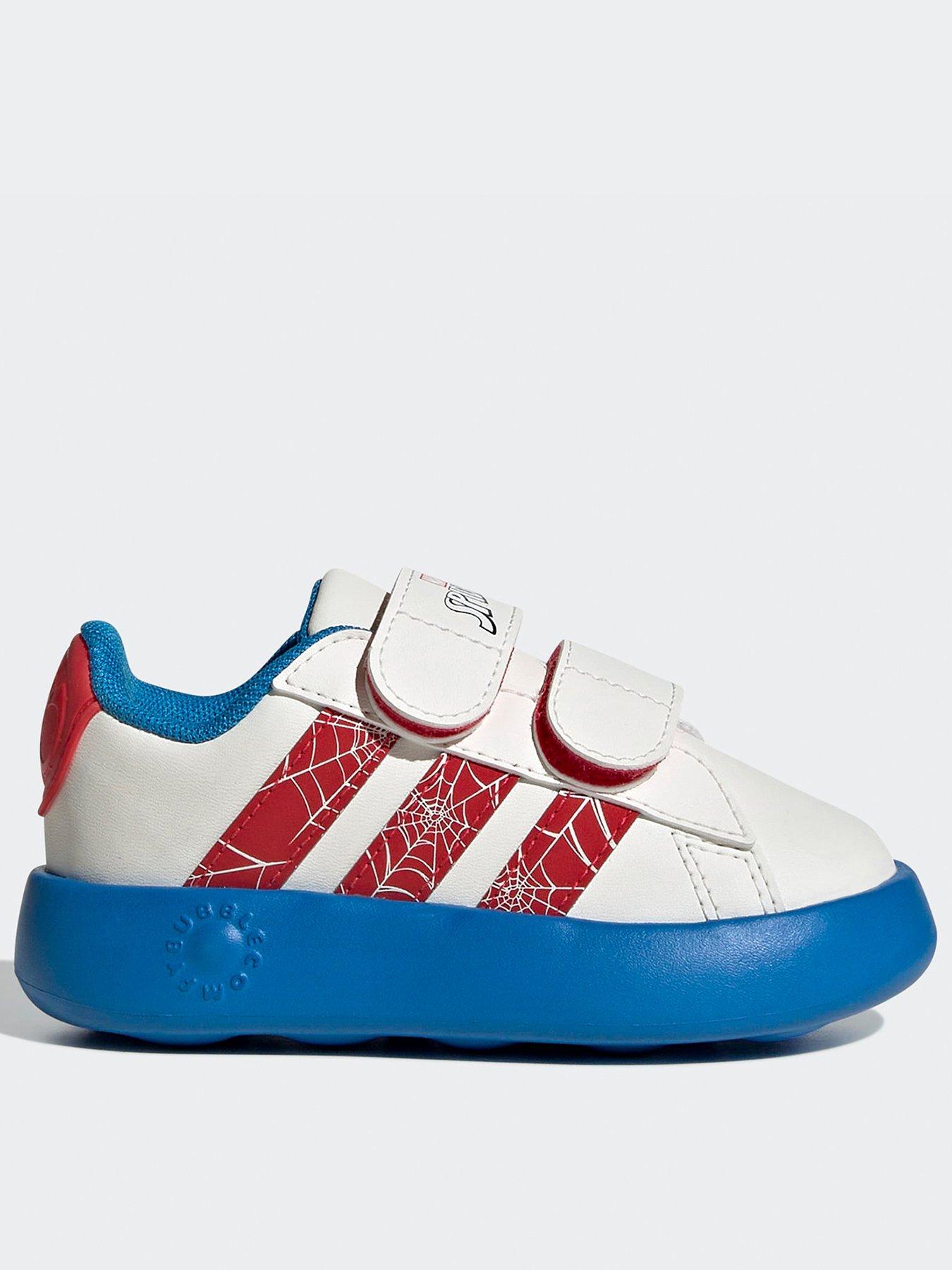 adidas Sportswear Infant Grandourt Spider-Man Velcro Trainers - Multi