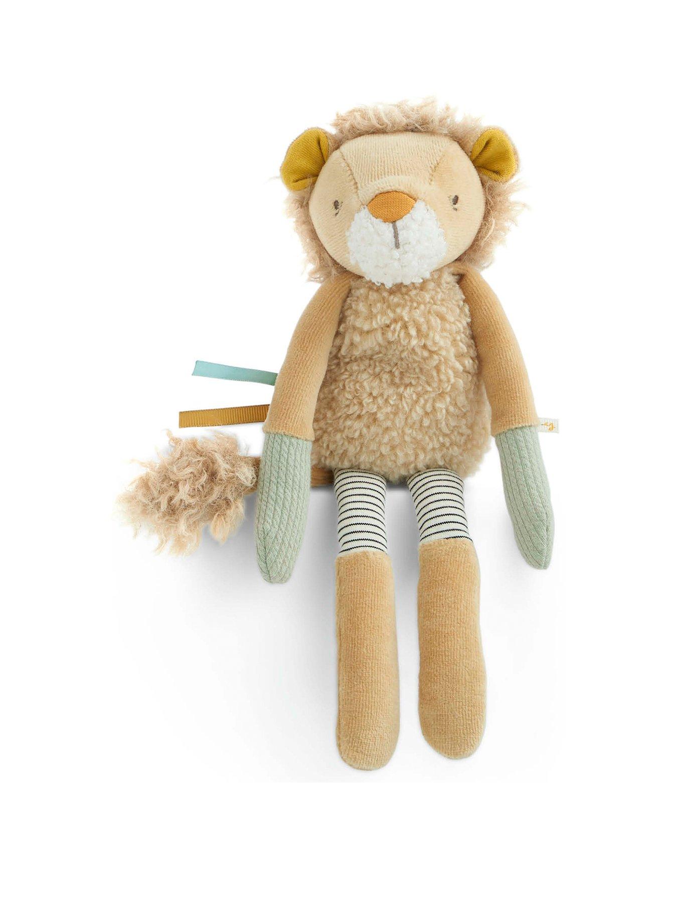 Image 2 of 2 of Mamas & Papas Born to be Wild Activity Beanie Toy - Lenny Lion