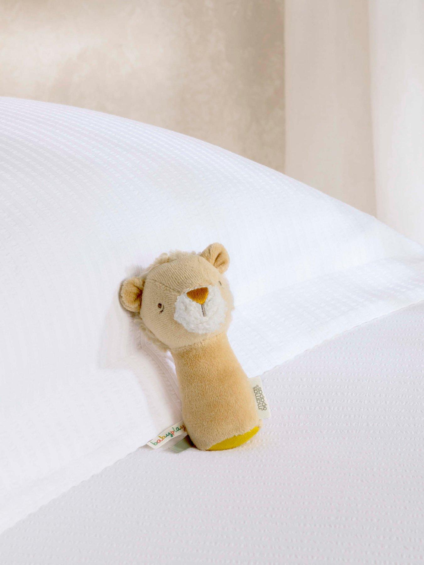 Image 1 of 2 of Mamas & Papas Mini Rattle - Lenny Lion