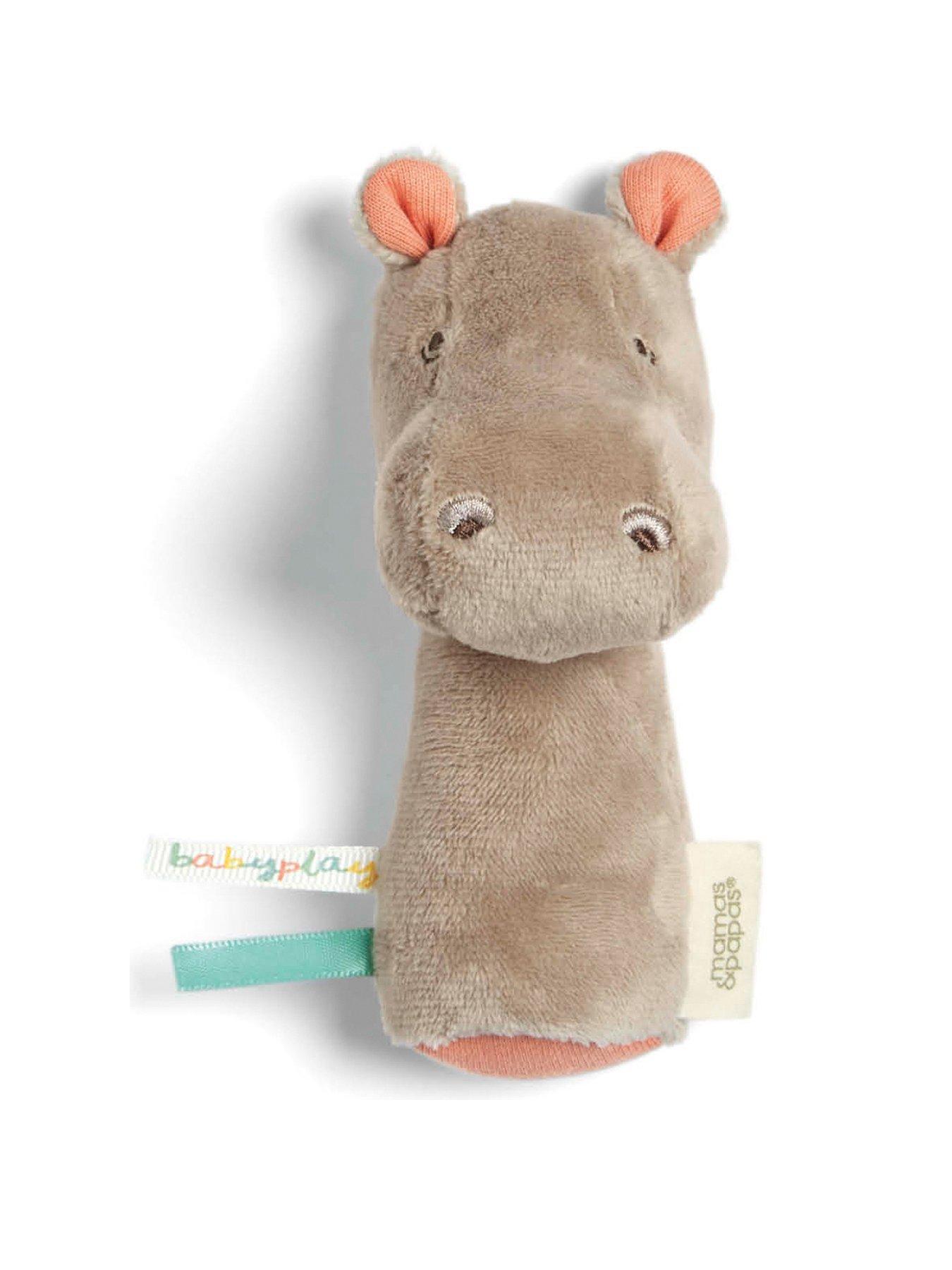 Mamas & Papas Henry Hippo Mini Rattle