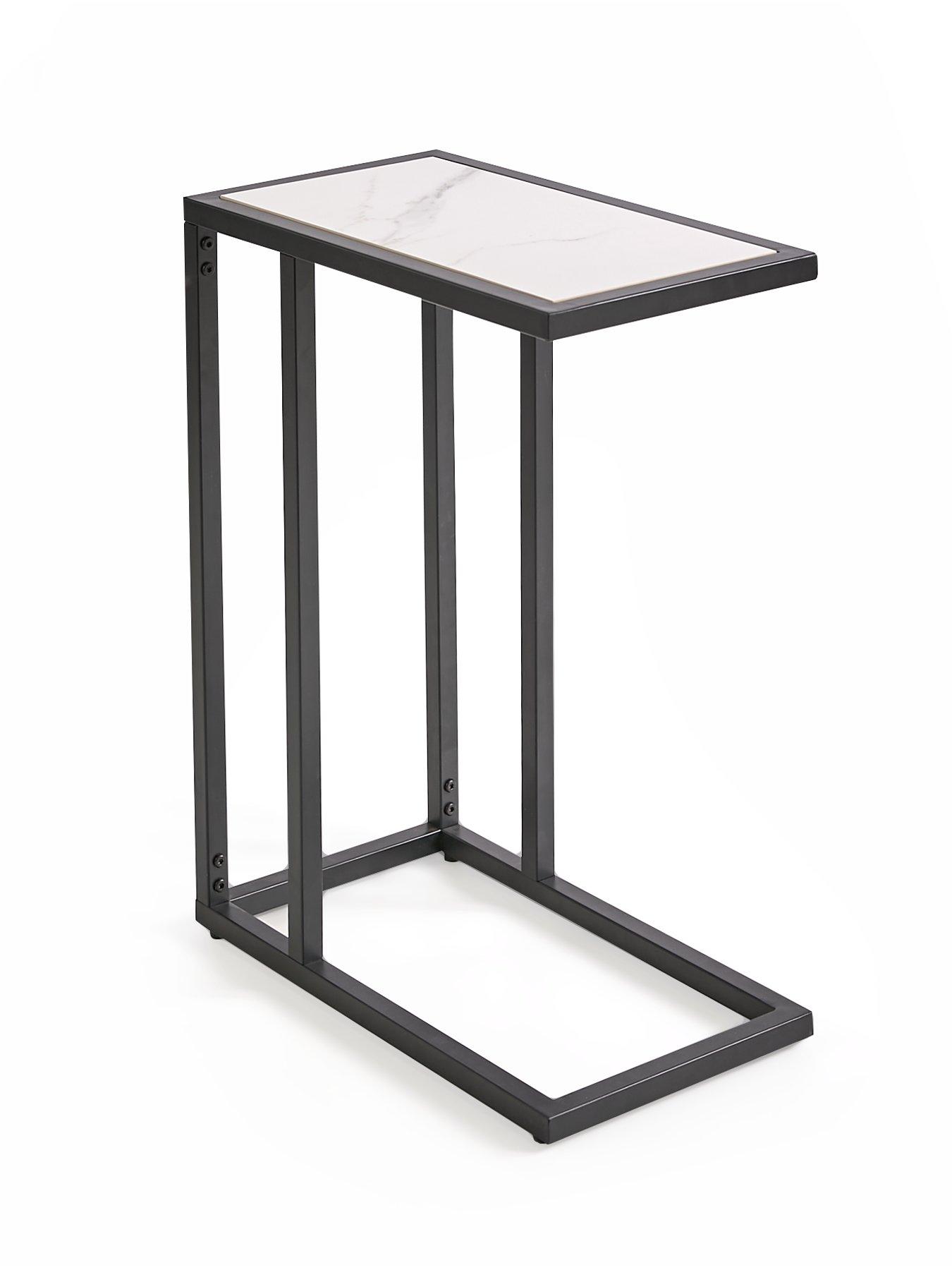 Image 3 of 6 of The Very Collection Oran Sofa Side Table&nbsp;- White/Black&nbsp;- FSC&reg; Certified