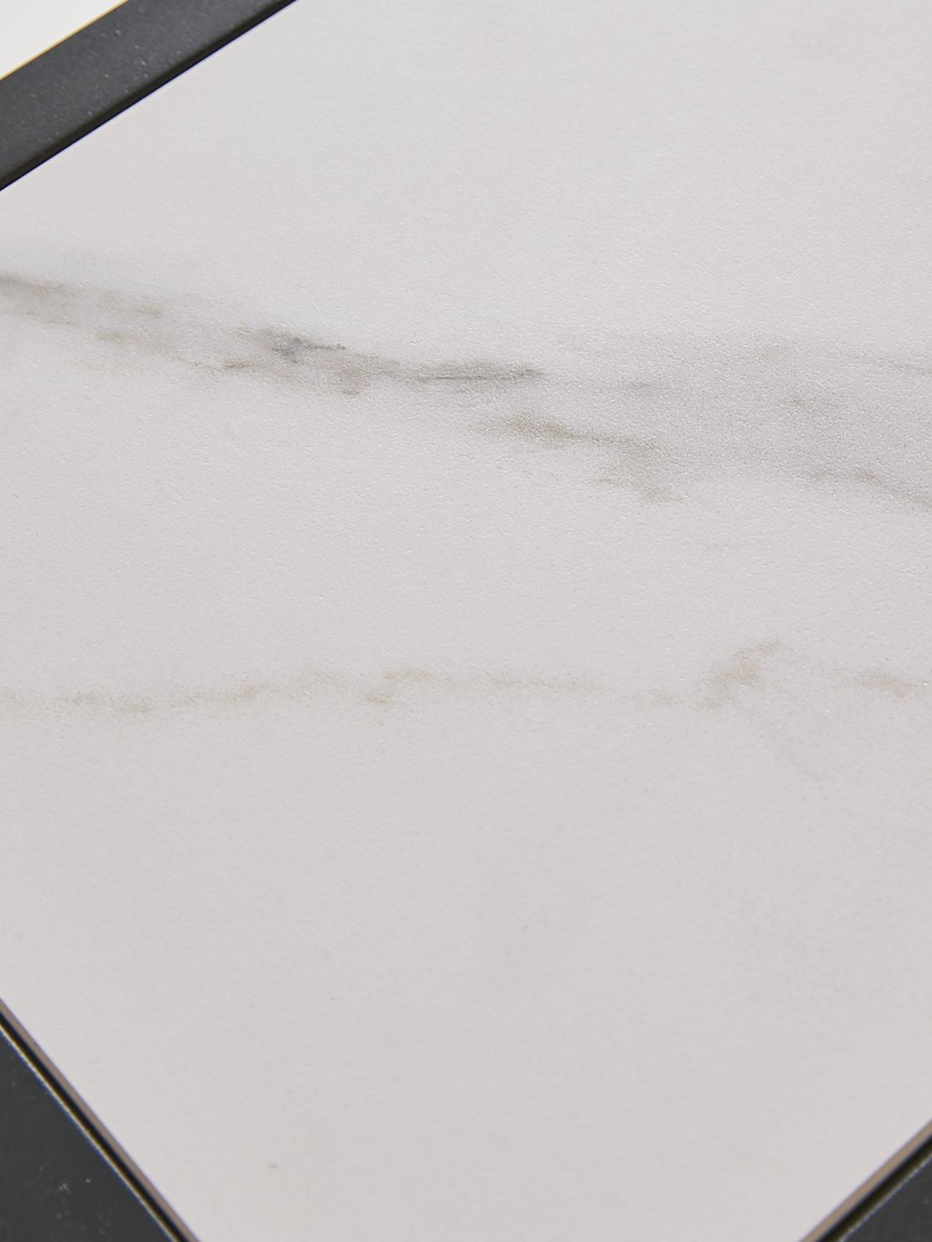 Image 4 of 6 of The Very Collection Oran Sofa Side Table&nbsp;- White/Black&nbsp;- FSC&reg; Certified
