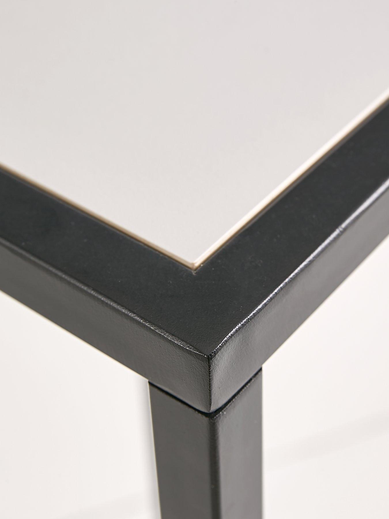 Image 5 of 6 of The Very Collection Oran Sofa Side Table&nbsp;- White/Black&nbsp;- FSC&reg; Certified