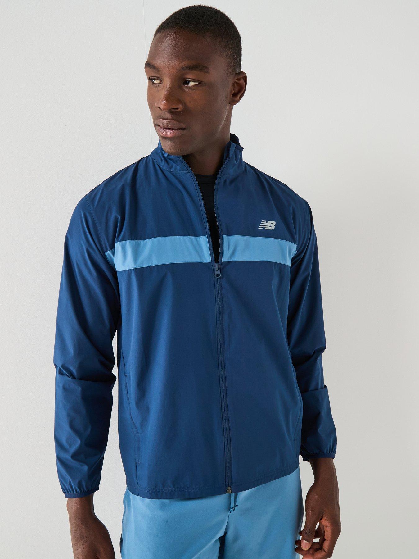 New Balance Mens Running Essentials Jacket - Navy