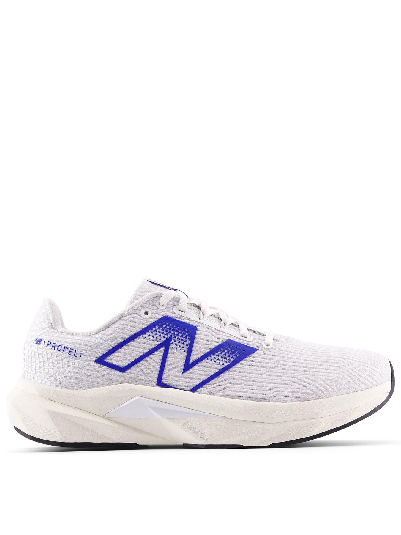 New Balance Mens Running Fuelcell Propel V5 Trainers - White