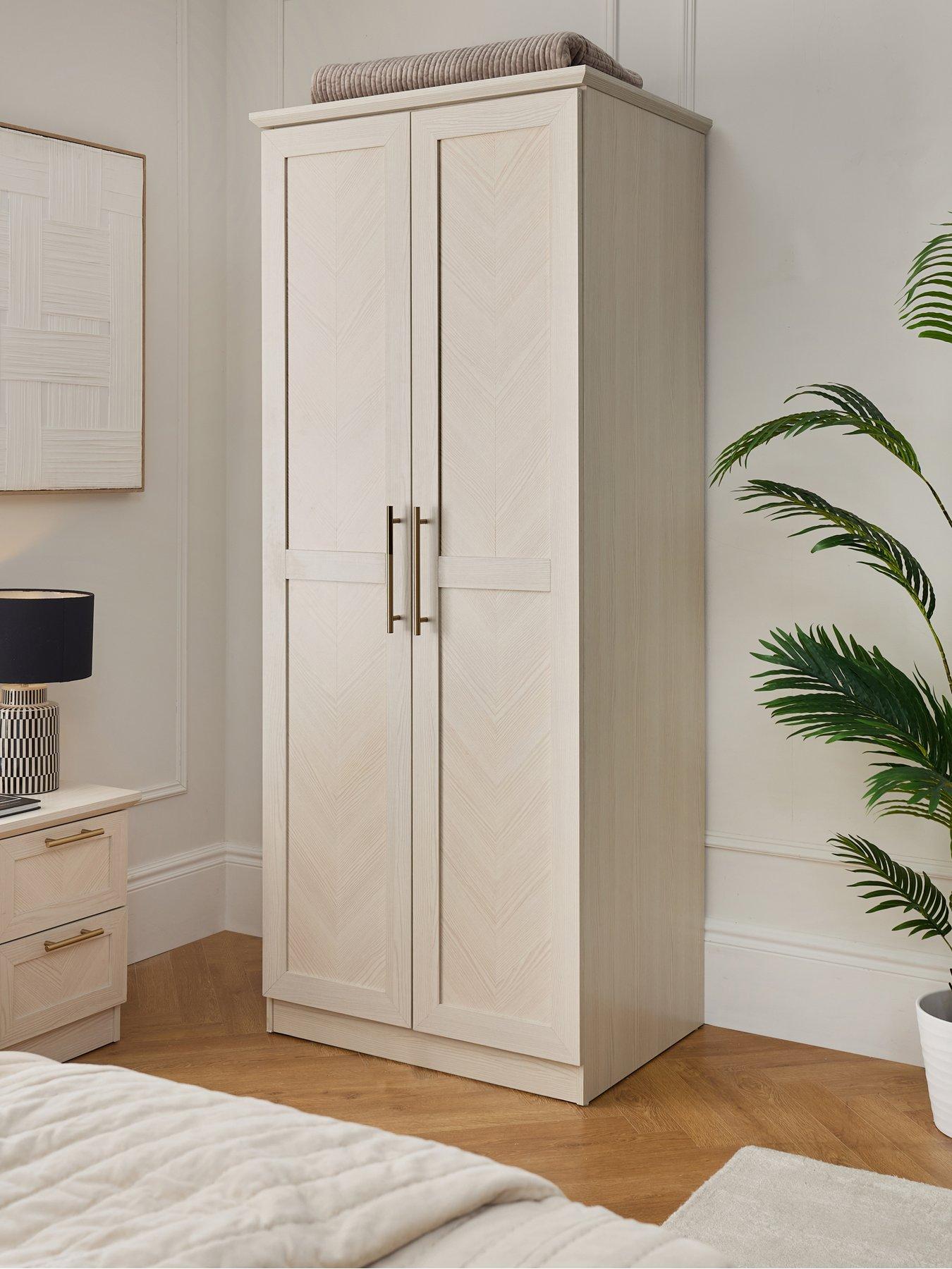 Image 1 of 7 of The Very Collection Tilbury 2 Door Wardrobe - White - FSC&reg; Certified