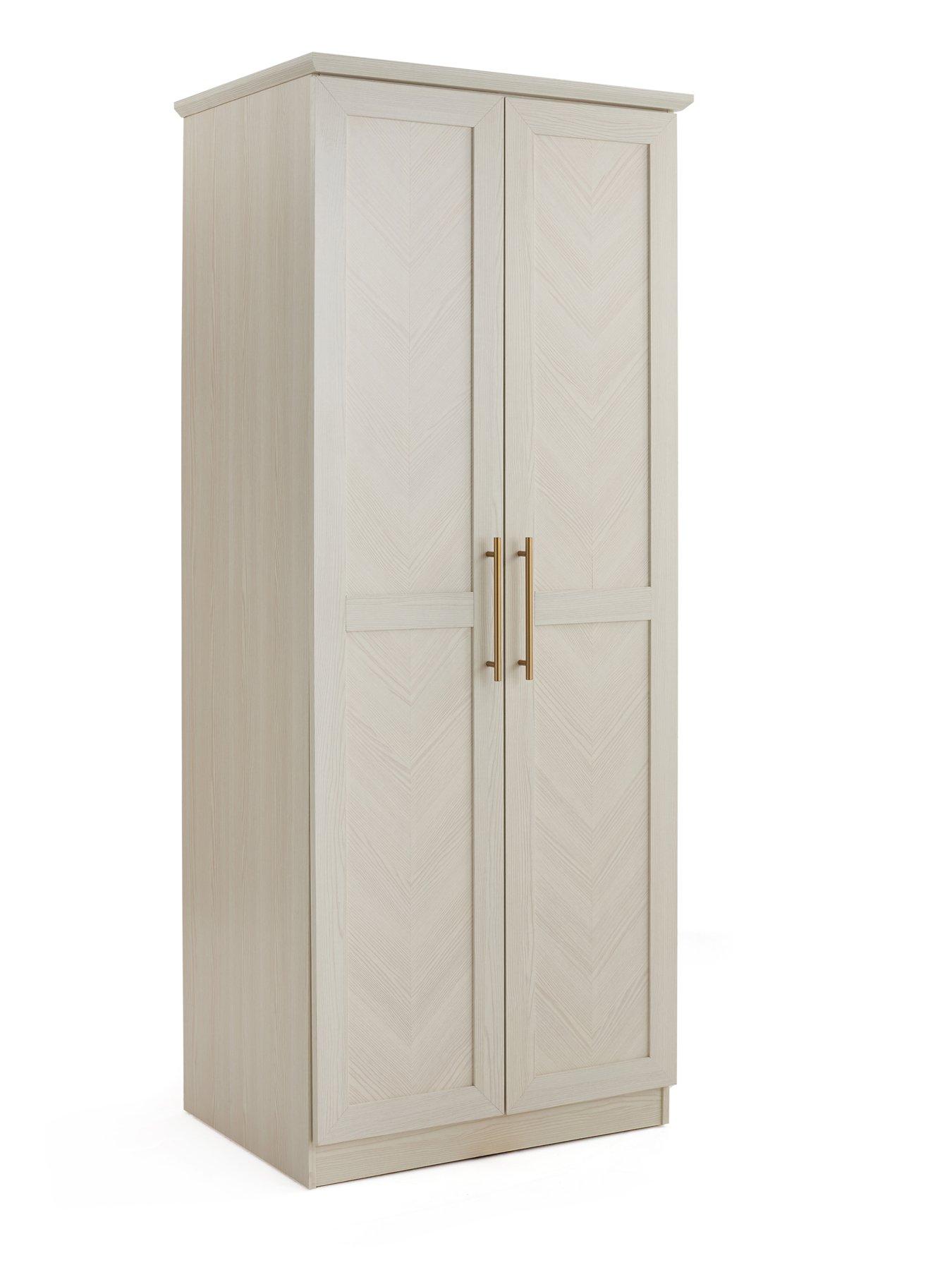 Image 3 of 7 of The Very Collection Tilbury 2 Door Wardrobe - White - FSC&reg; Certified