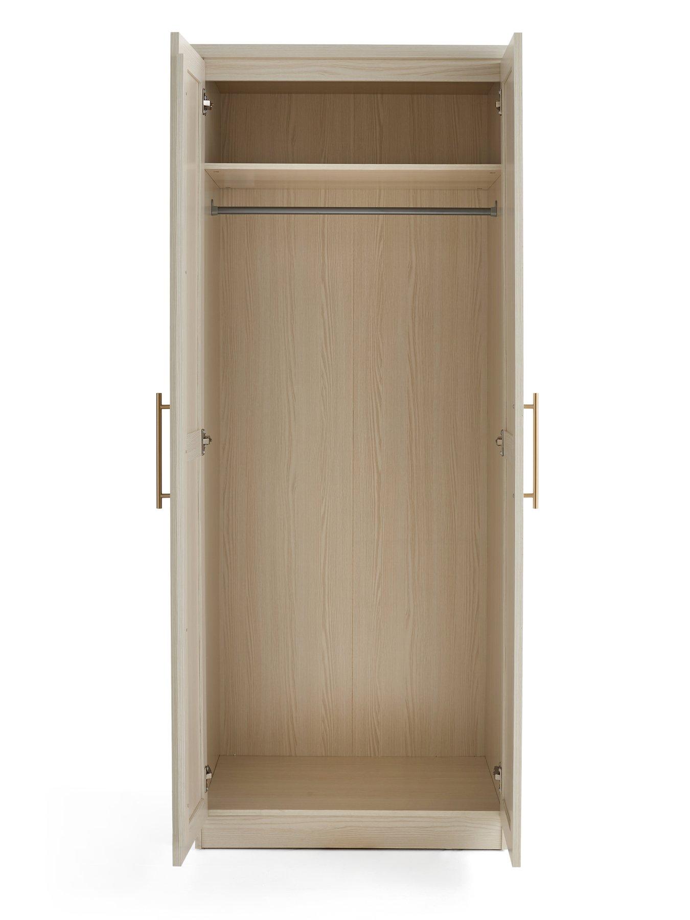 Image 4 of 7 of The Very Collection Tilbury 2 Door Wardrobe - White - FSC&reg; Certified