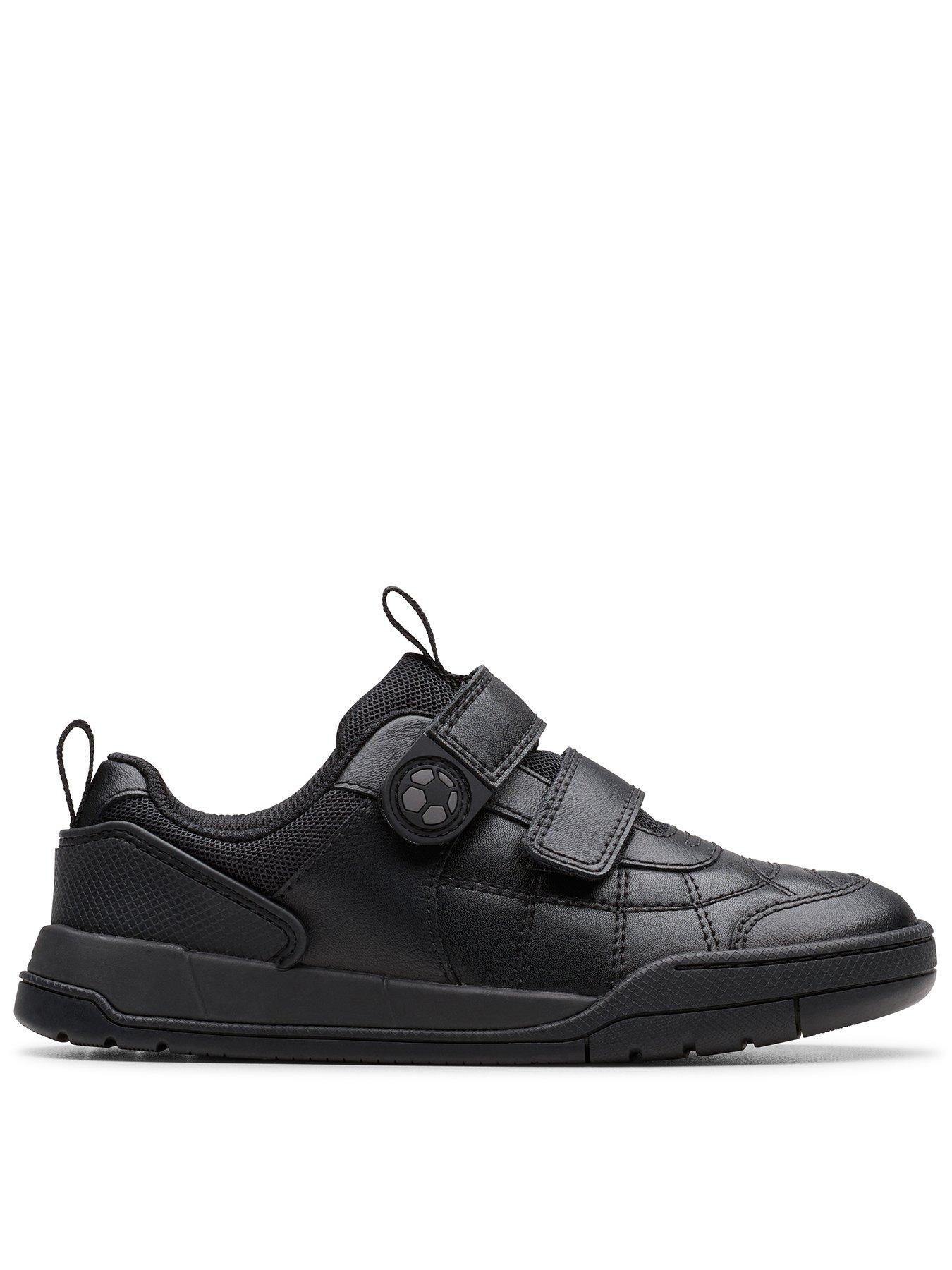 clarks-laser-cross-k-olderjuniornbsp--black