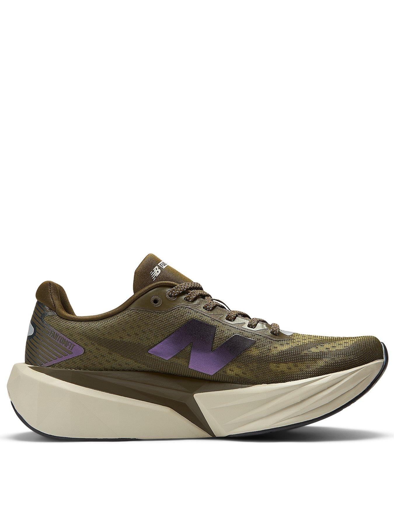 New Balance Mens Running Fuelcell Rebel V5 Trainers - Khaki