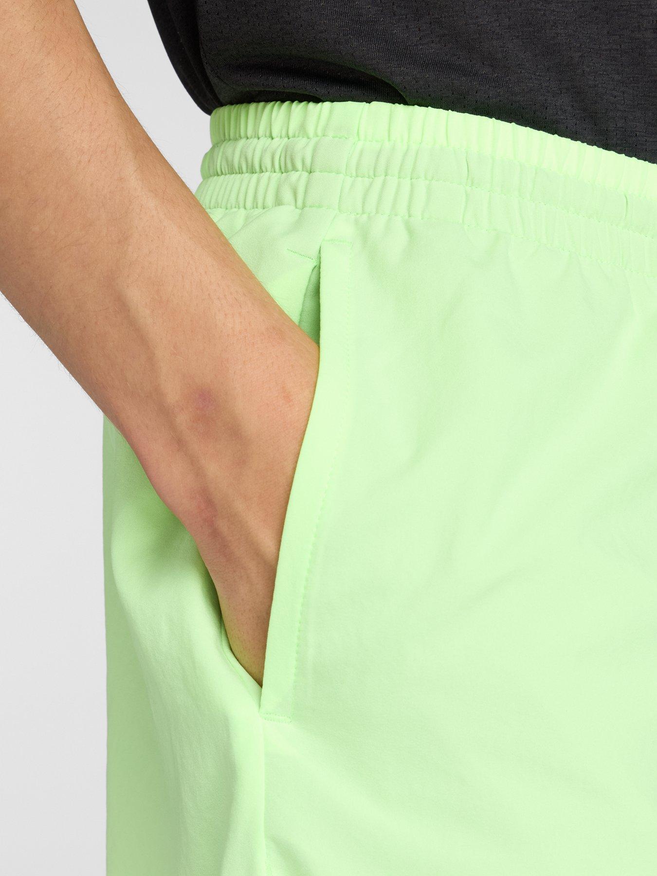 Image 5 of 6 of New Balance Mens Running Essentials Reflective 7Inch Shorts - Green