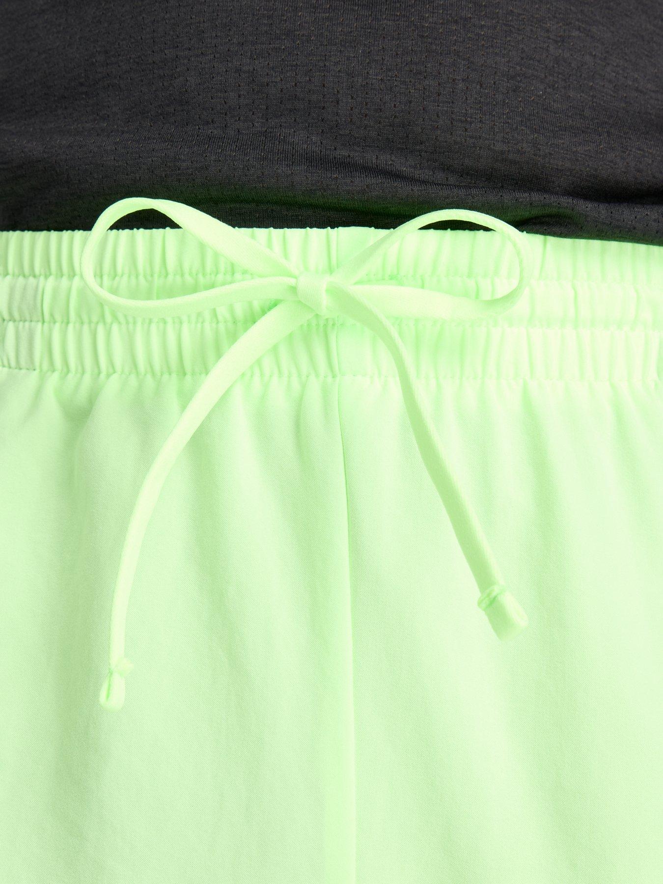 Image 6 of 6 of New Balance Mens Running Essentials Reflective 7Inch Shorts - Green