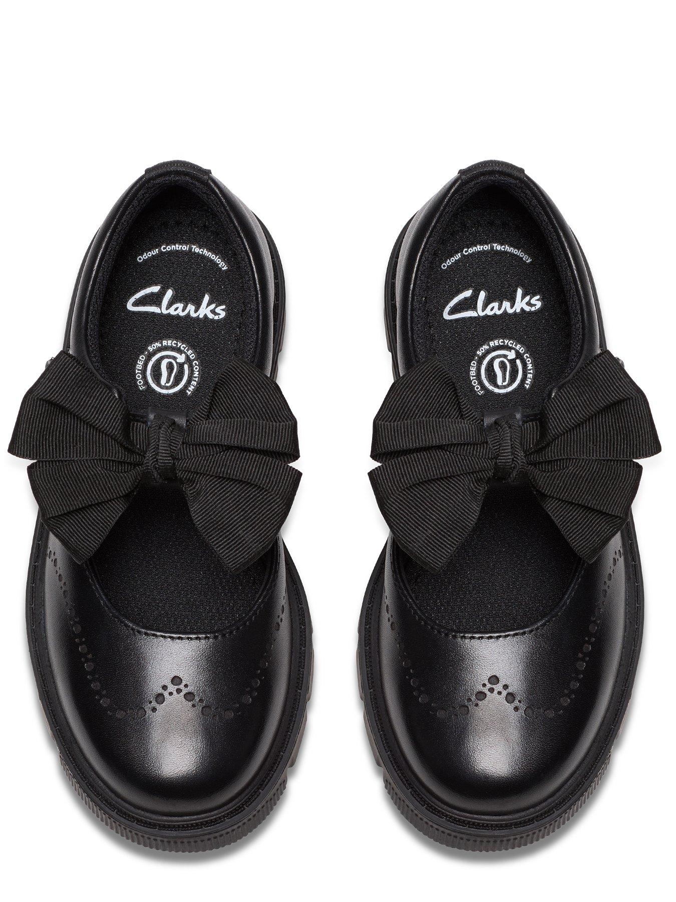 Image 4 of 6 of Clarks Lorcam Jane K. Older/junior&nbsp;- Black