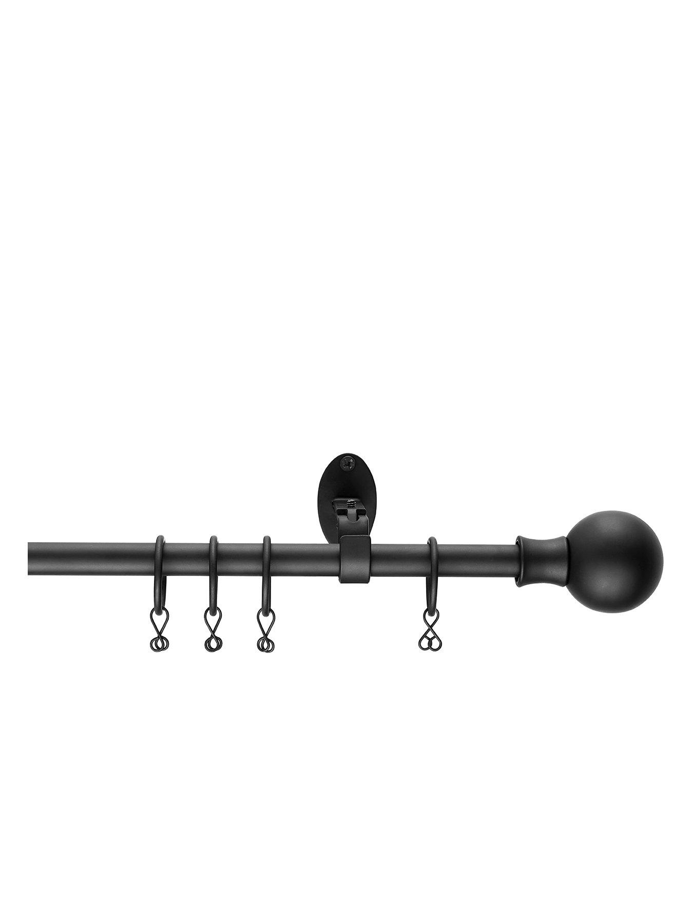The Very Collection Extendable Curtain Pole with Ball Finials