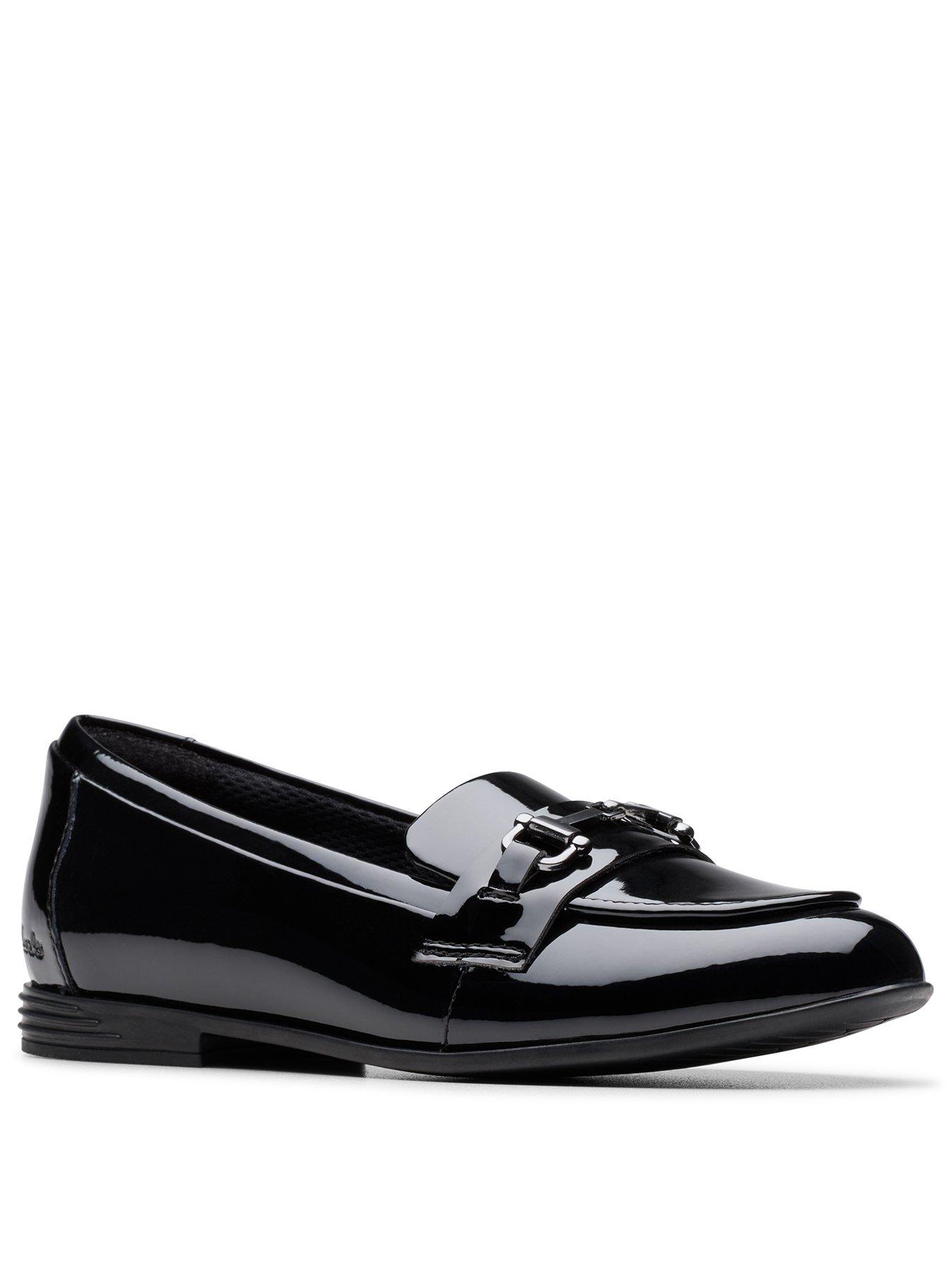 Image 2 of 6 of Clarks Finja Loafer O. Older/junior&nbsp;- Black