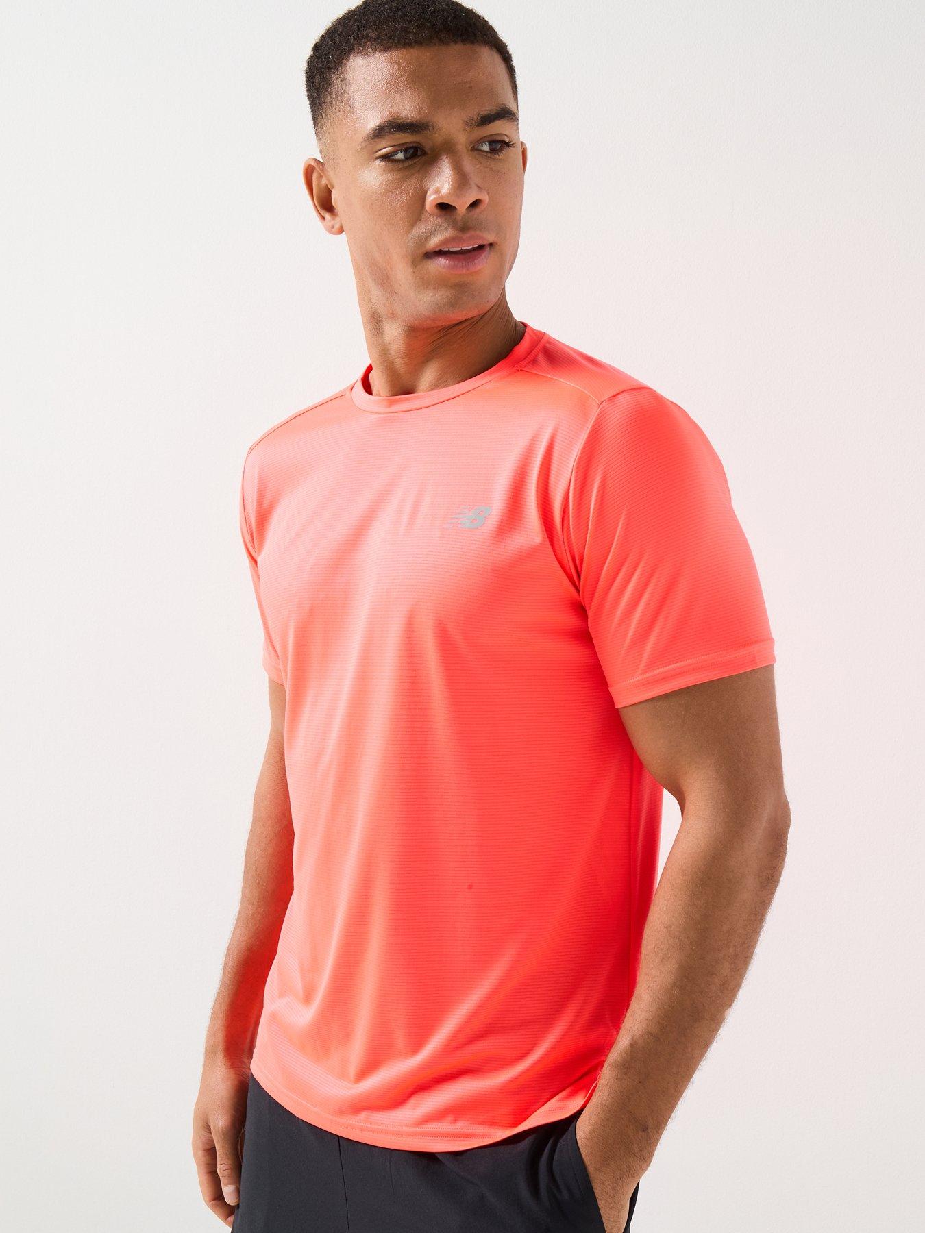 Image 1 of 4 of New Balance Mens Running Essential T-Shirt - Red
