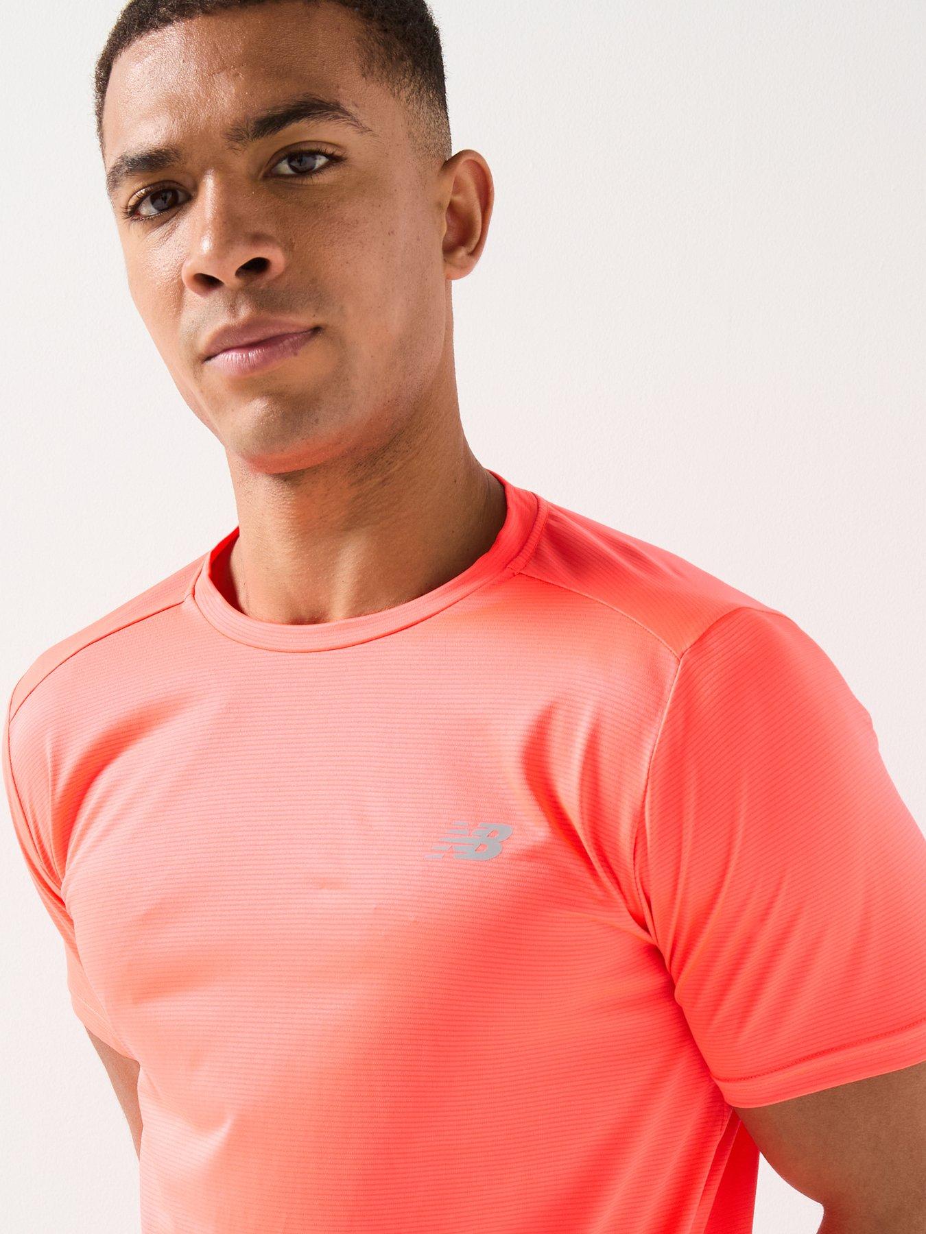 Image 4 of 4 of New Balance Mens Running Essential T-Shirt - Red