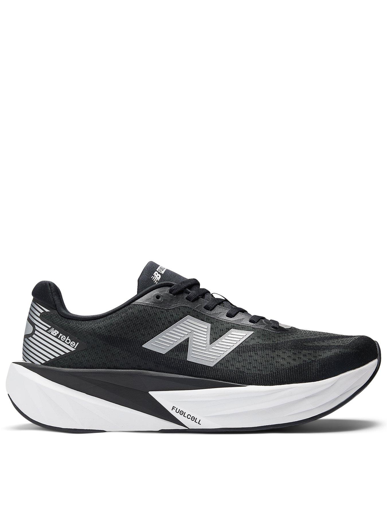 New Balance Mens Running Fuelcell Rebel V5 Trainers - Black