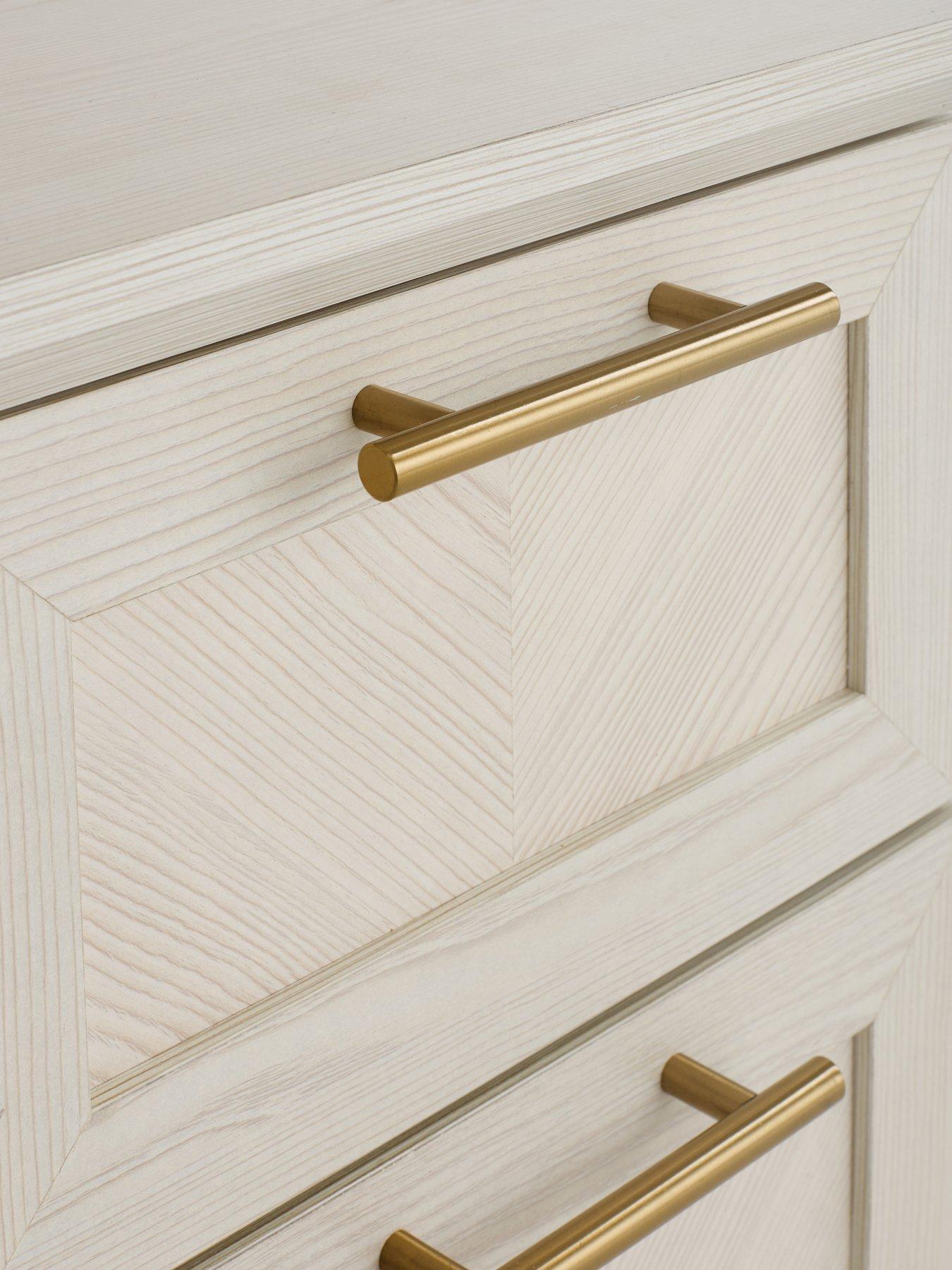 Image 5 of 7 of The Very Collection Tilbury 2 Drawer Bedside Chest - White - FSC&reg; Certified