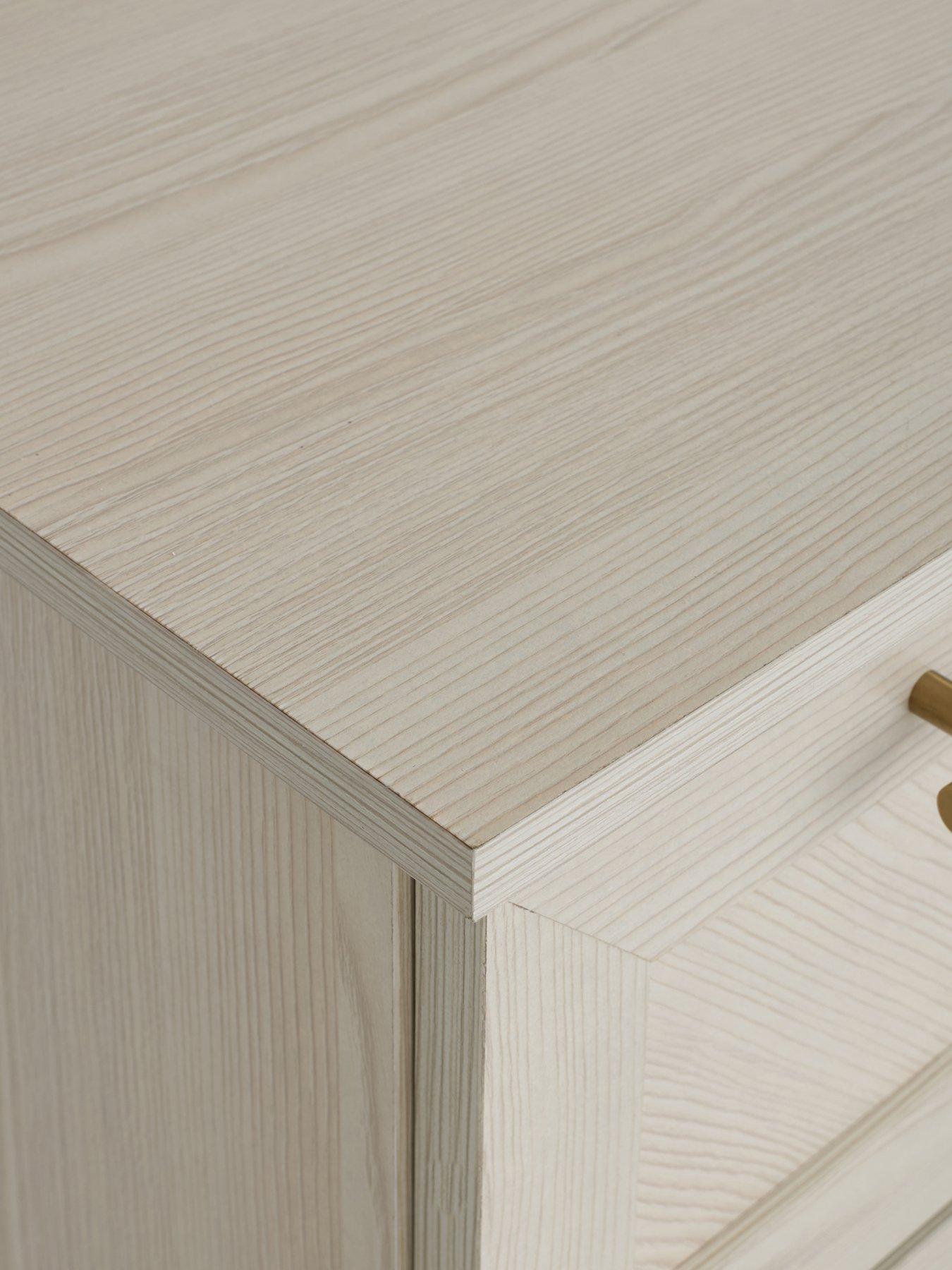 Image 7 of 7 of The Very Collection Tilbury 2 Drawer Bedside Chest - White - FSC&reg; Certified