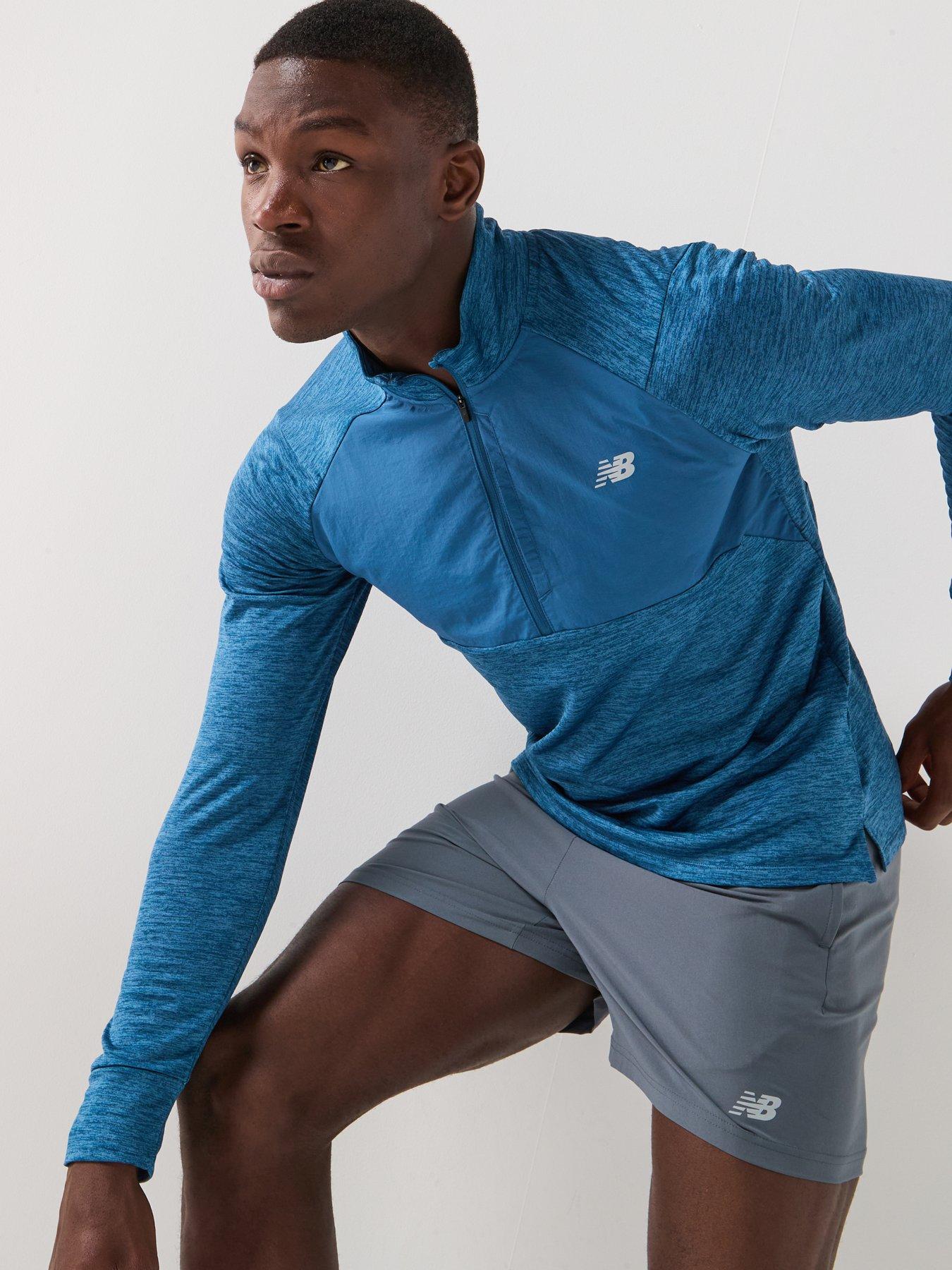 new-balance-mens-running-athletics-heat-grid-12-zip-top-blueoutfit