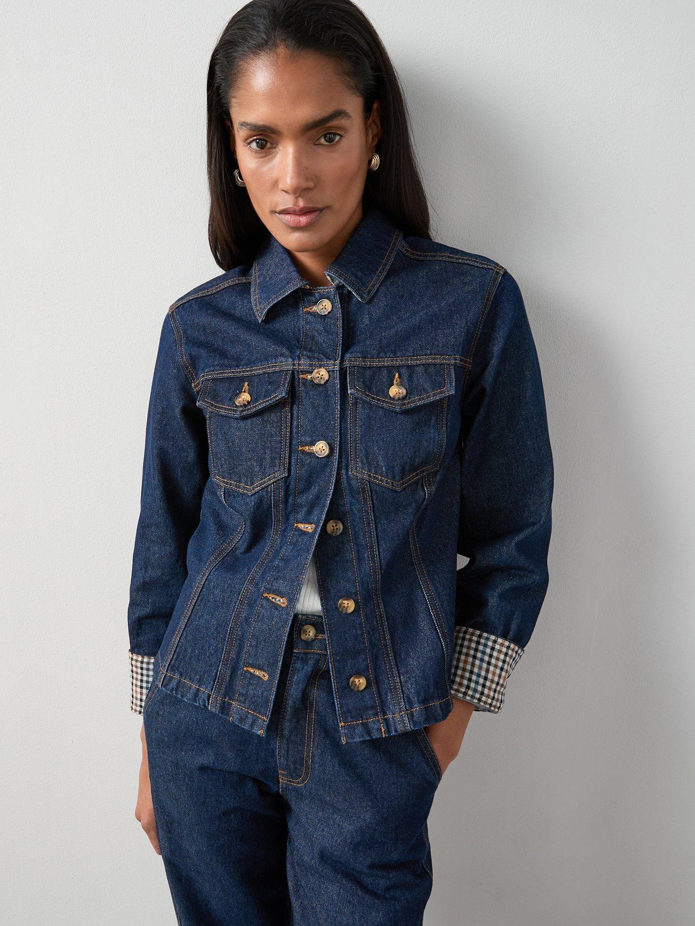 The Very Collection Denim Heritage Co-ord Jacket - Dark Wash